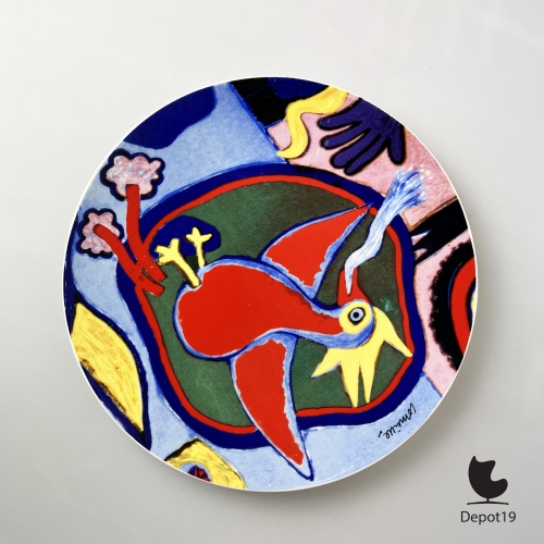 Art_plate_Phoenix_red_fire_bird_by_Corneille_COBRA_artist_vintage_design_classics_olst_2.jpg