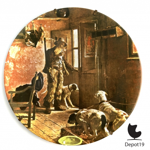 Giovanni_Quadrone_(1844-1898)_Limoges_Plate_1893_Hunter_with_dogs_1.jpg