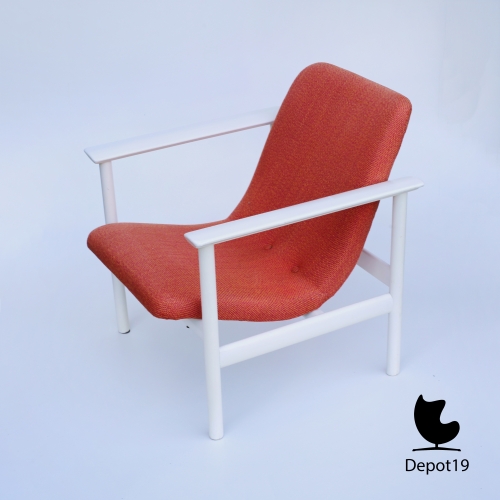 Vintage_MCM_Webe_lounge_chair_Louis_van_Teeffelen_style_White_orange_depot_19_7.JPG