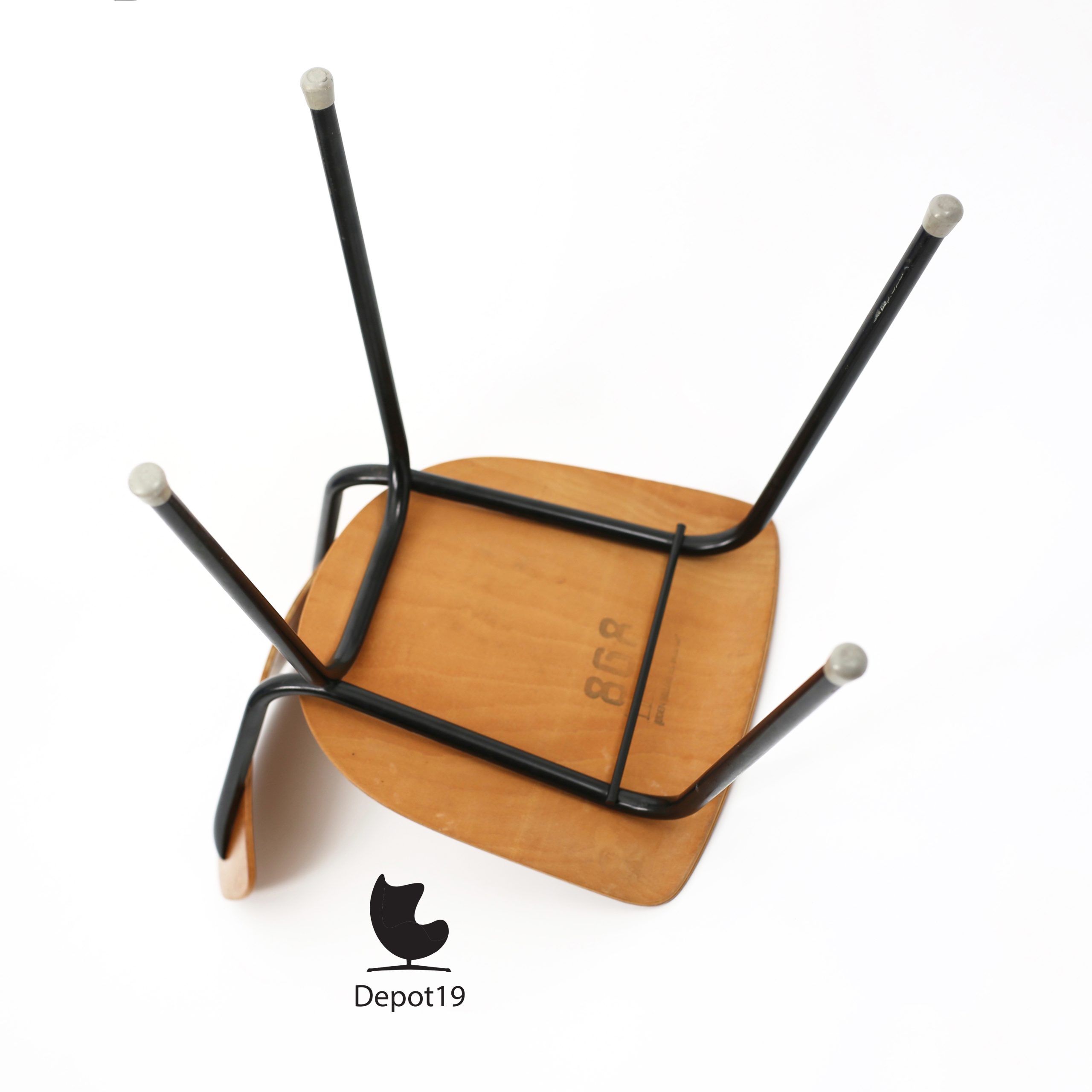 Rob Parry Dico 868 stoel MCM 1957 - Afbeelding 4