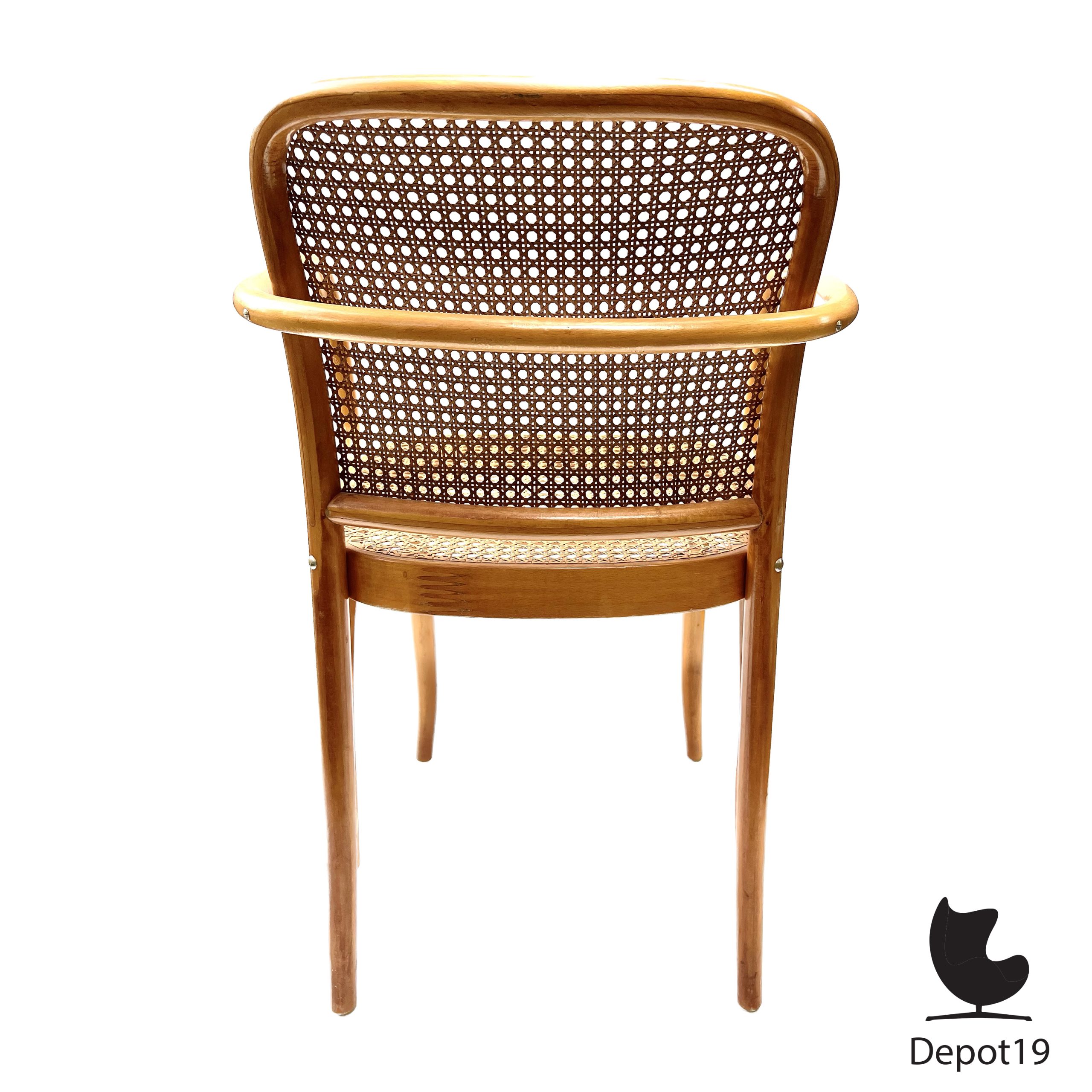 Josef Hoffman Thonet nr 811 Praag armleuningen stoel 1920s - Afbeelding 3