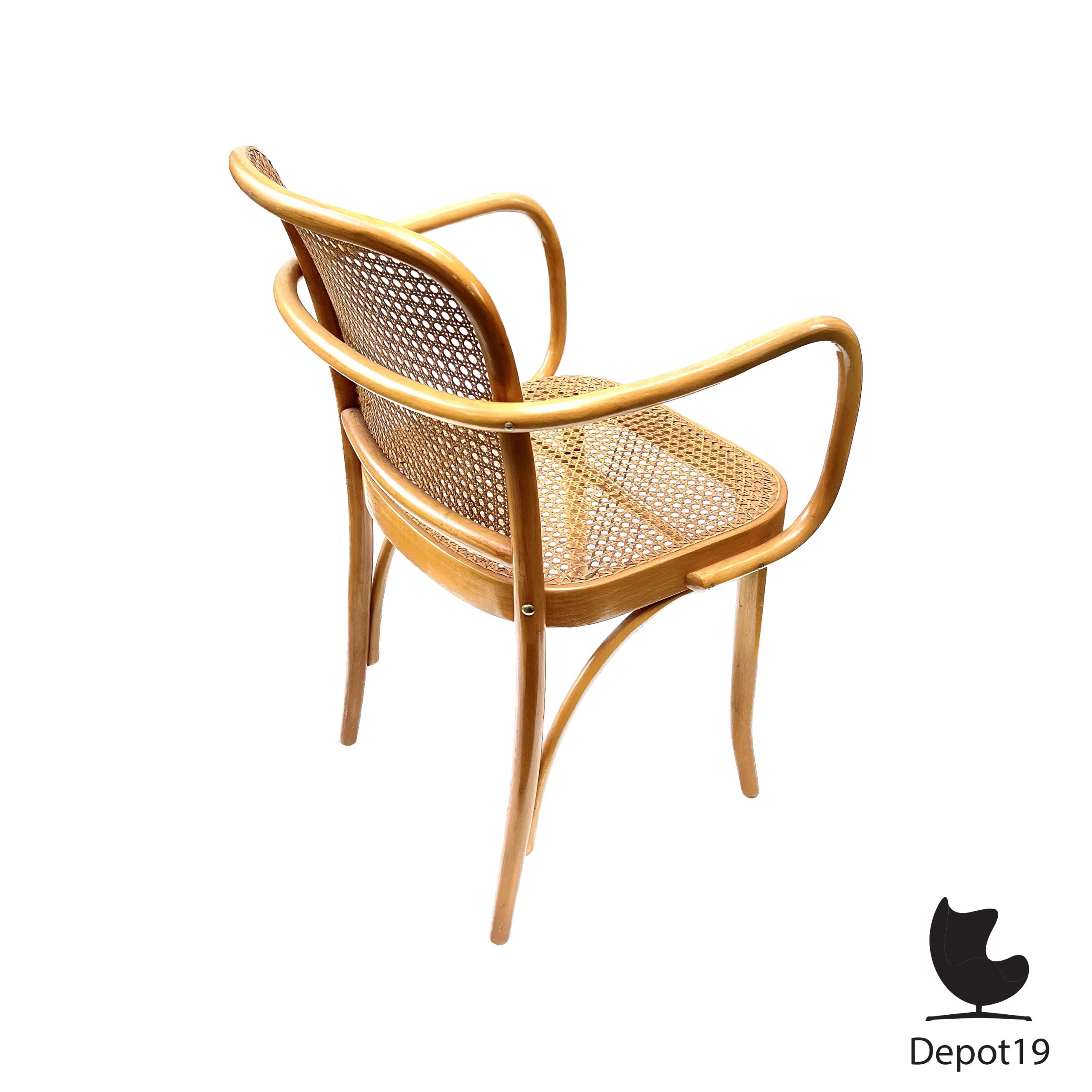 Josef Hoffman Thonet nr 811 Praag armleuningen stoel 1920s - Afbeelding 4