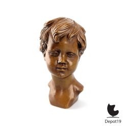 Alternative view of Sculptuur Anton Perree AP228 art nouveau kinderbuste Paridur jaren 30