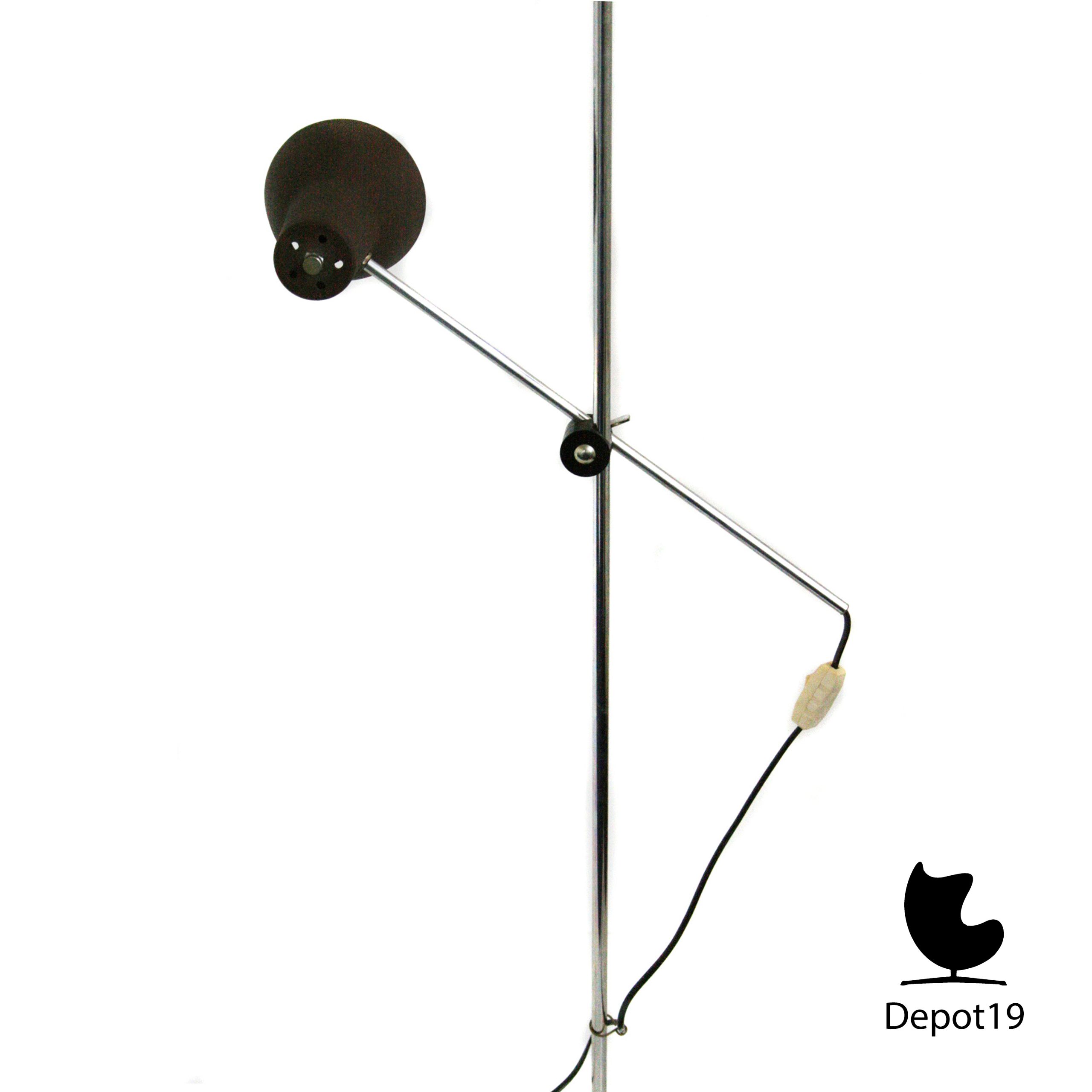 Jan Hoogervorst Anvia lamp bruine staande - Afbeelding 4