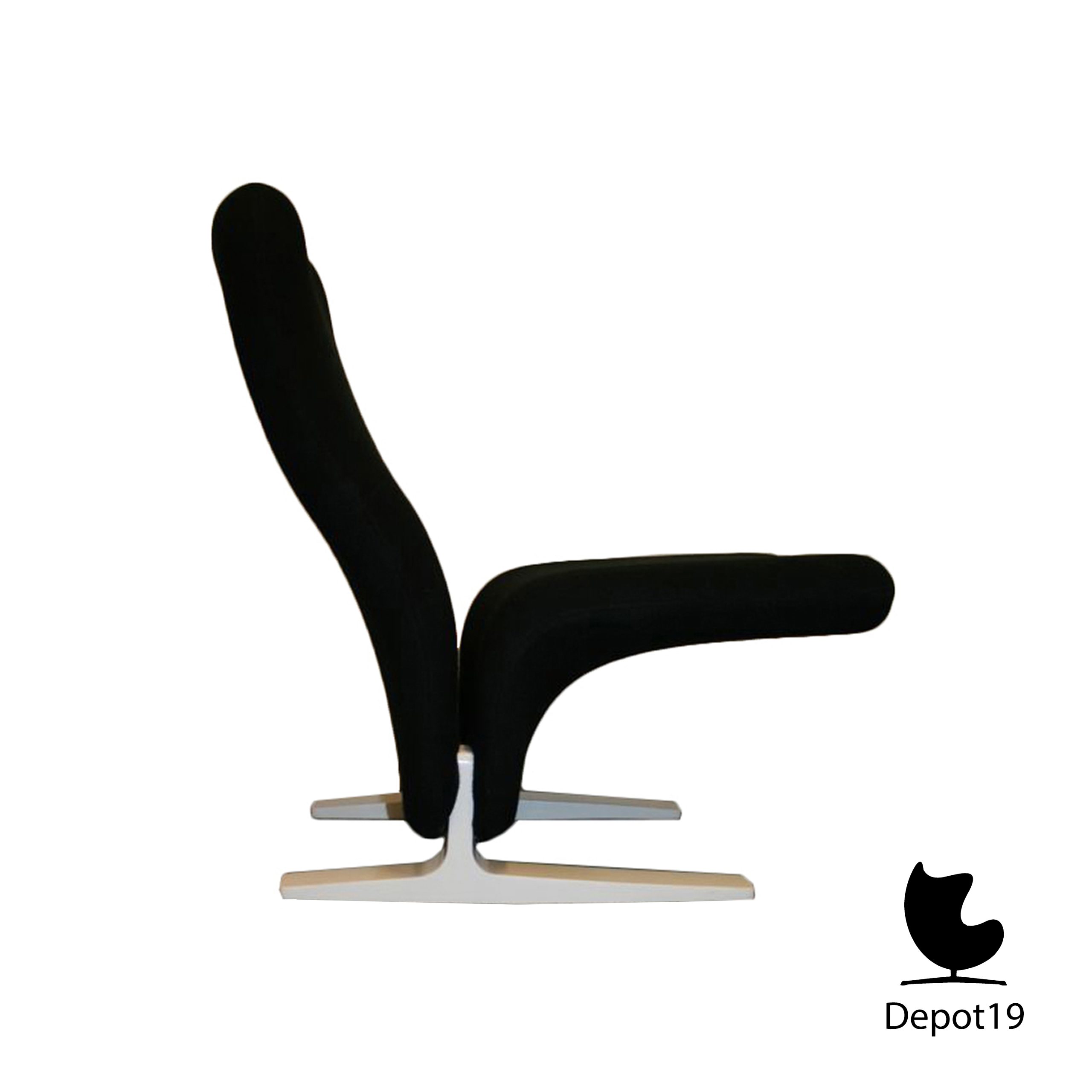 Pierre Paulin F780 Artifort Fauteuil zwart - Afbeelding 4