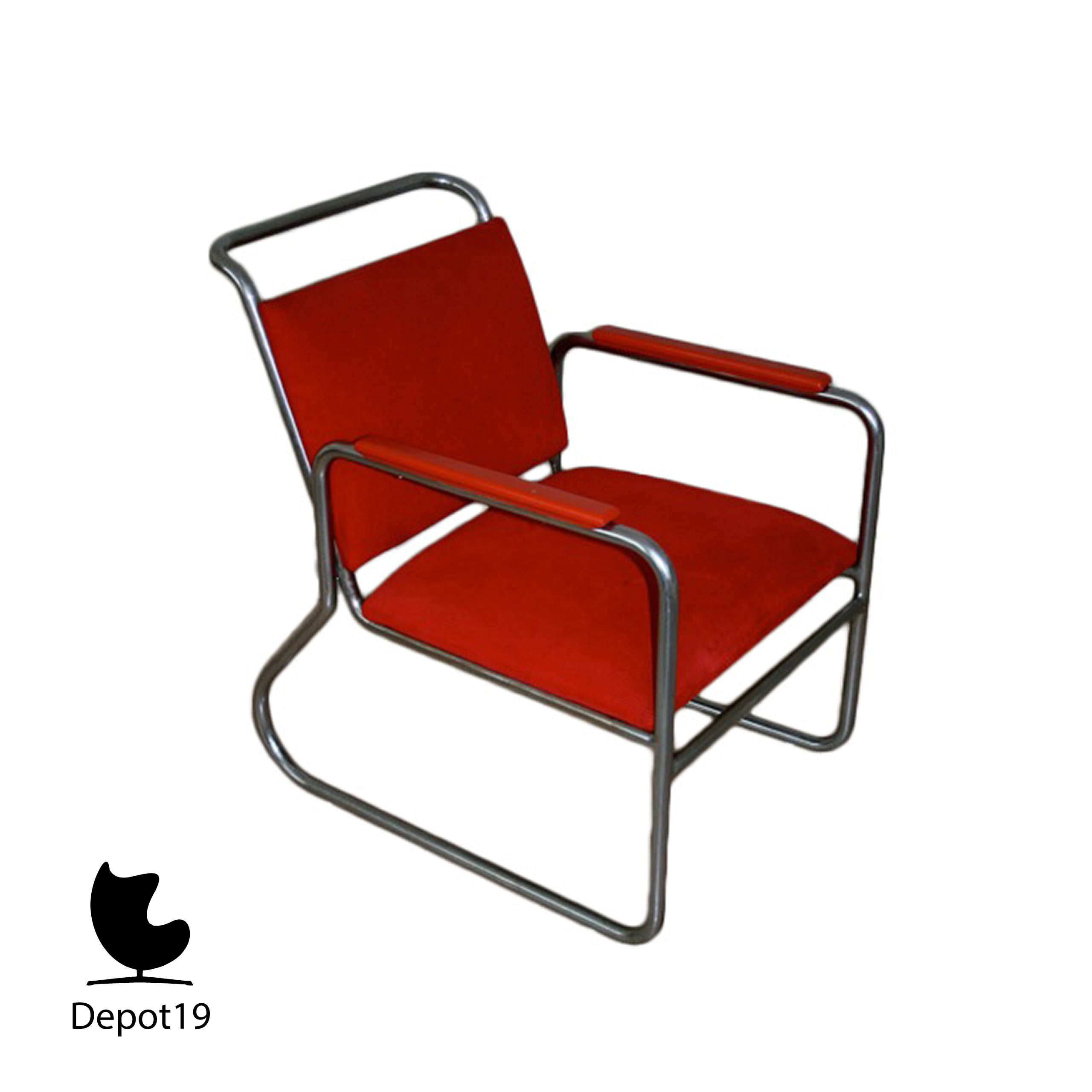 Bas van Pelt EMS Fauteuil Fana D3 Rotterdam NV Galvanische Industrie 1930s - Afbeelding 2