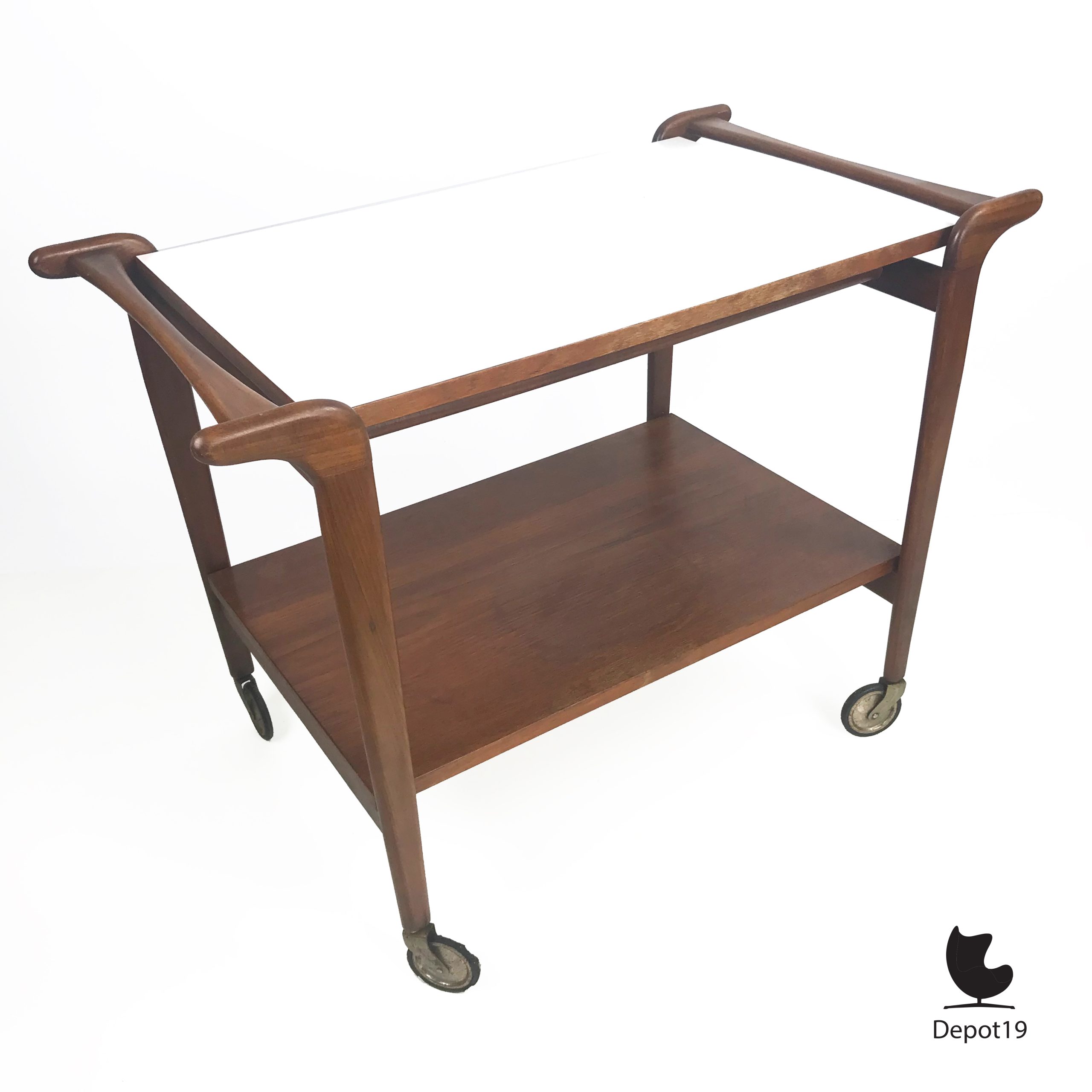 Cees Braakman Mobilo serveerwagen 1950s Pastoe - Afbeelding 5