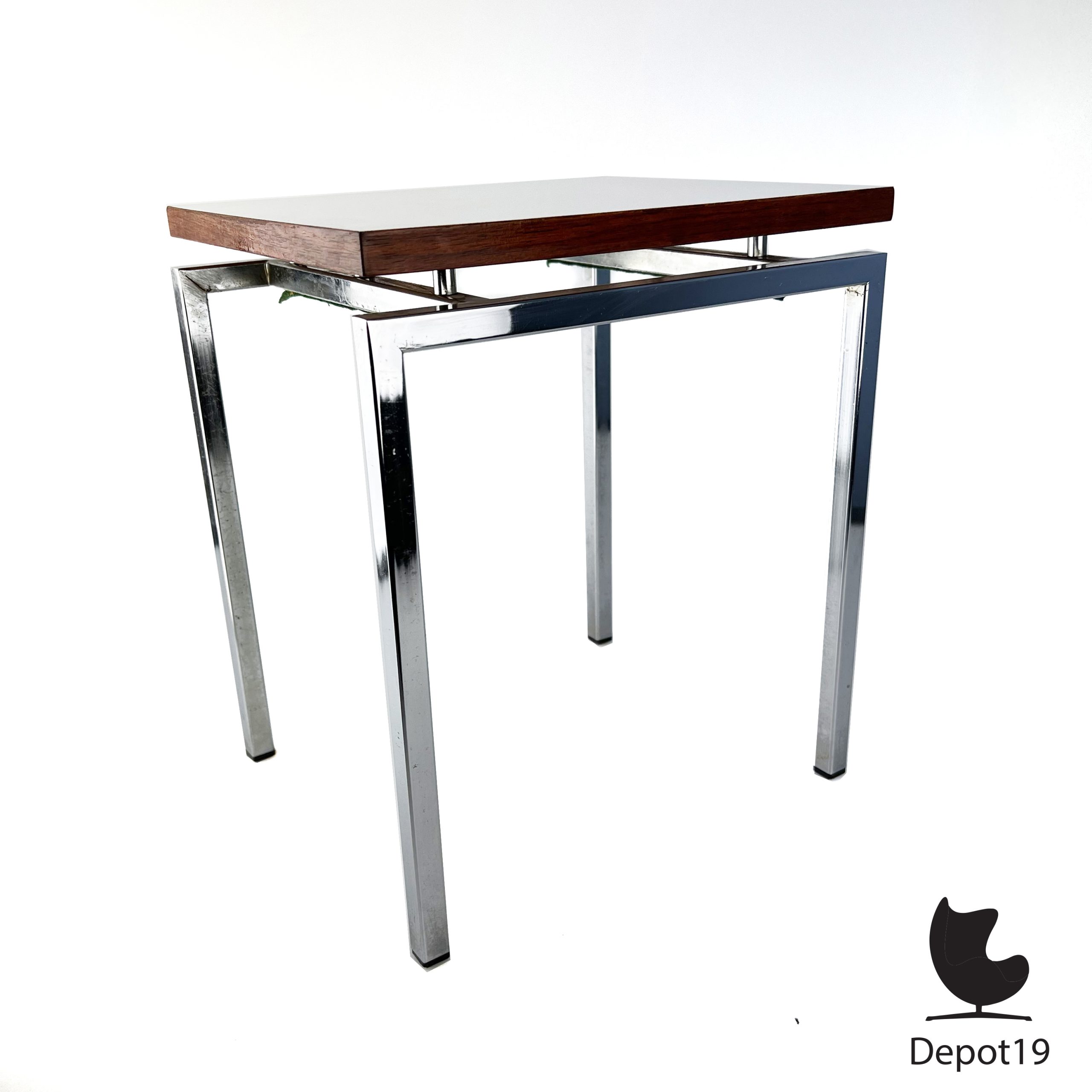 Bijzettafel Cees Braakman Pastoe vintage nesttafel klein jaren 60 - Afbeelding 6