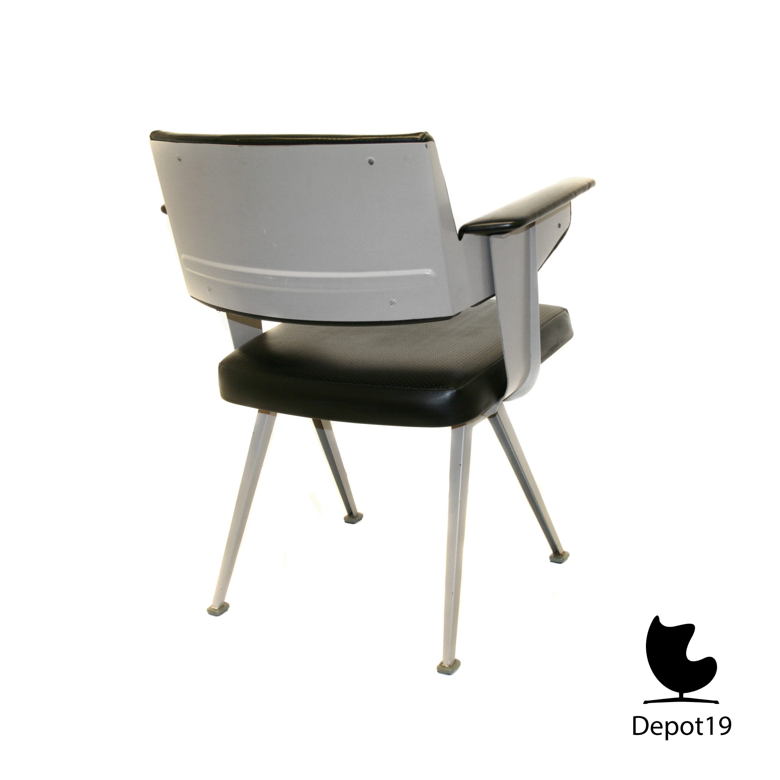 Friso Kramer Ahrend resort stoel door Ahrend de Cirkel 1960 zwart - Afbeelding 5