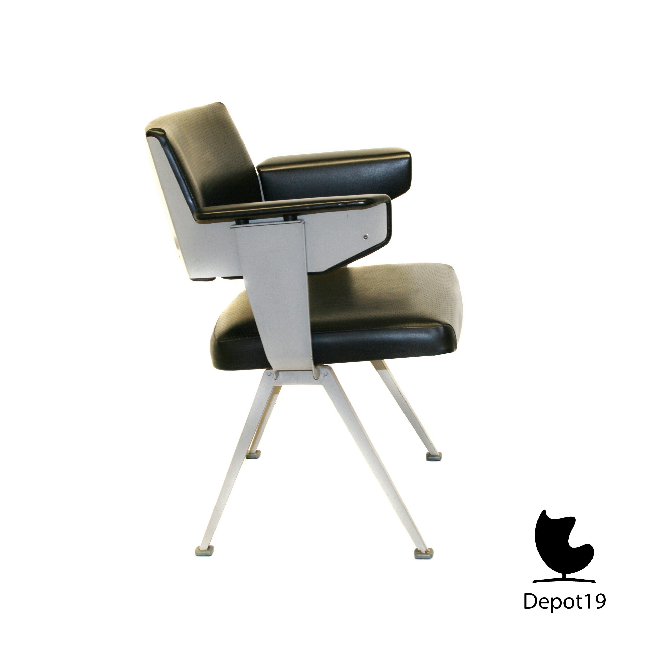 Friso Kramer Ahrend resort stoel door Ahrend de Cirkel 1960 zwart - Afbeelding 3