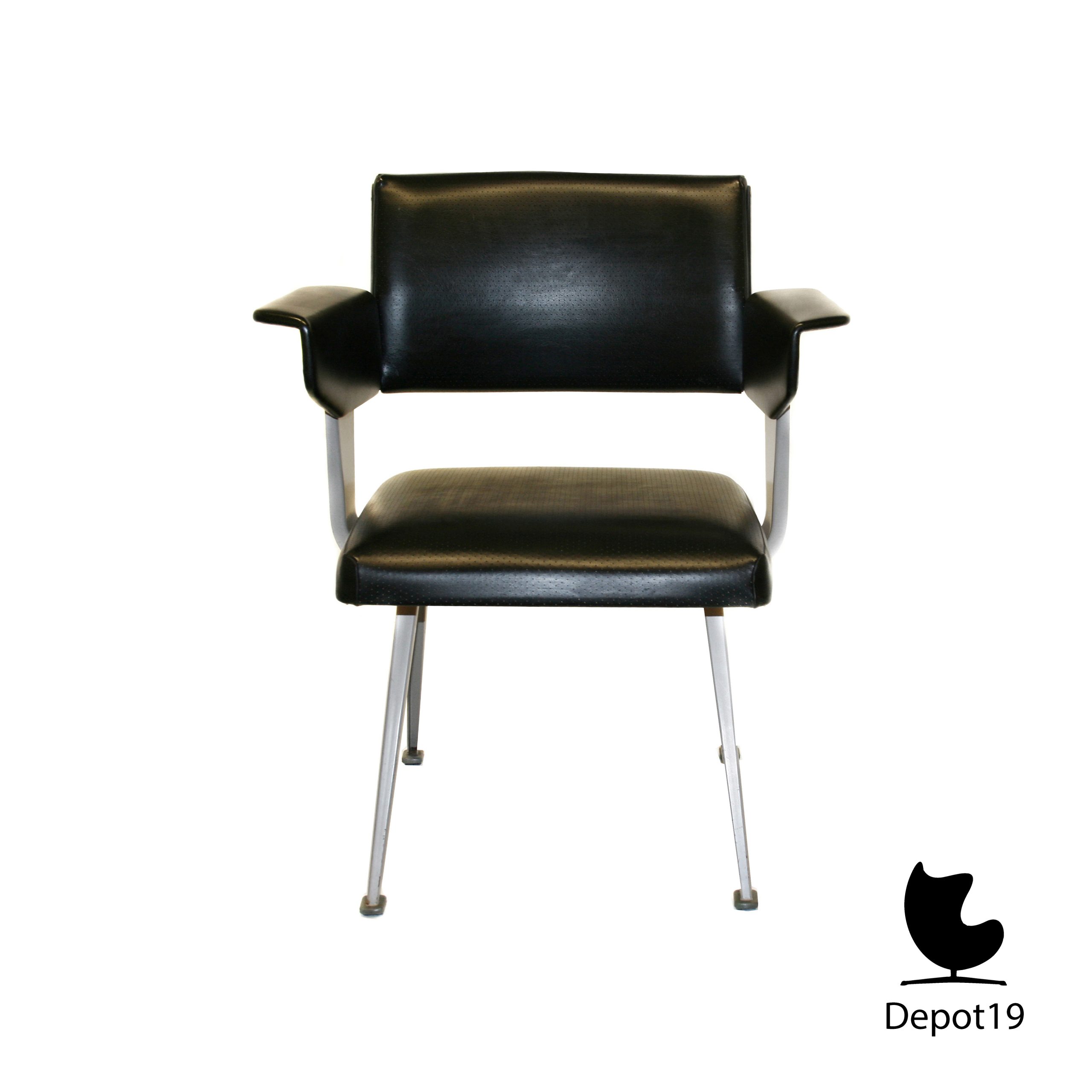 Friso Kramer Ahrend resort stoel door Ahrend de Cirkel 1960 zwart - Afbeelding 2