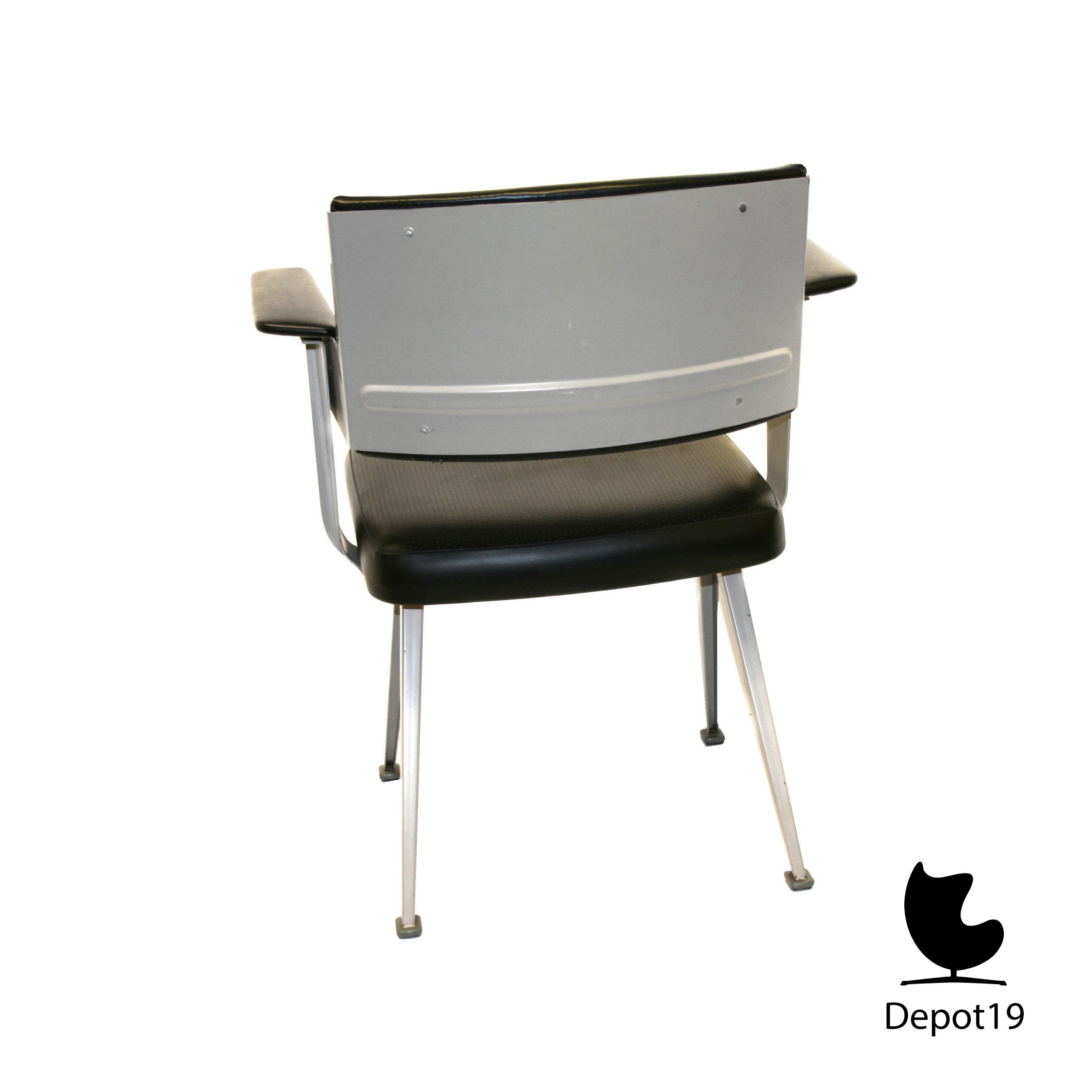 Friso Kramer Ahrend resort stoel door Ahrend de Cirkel 1960 zwart - Afbeelding 6