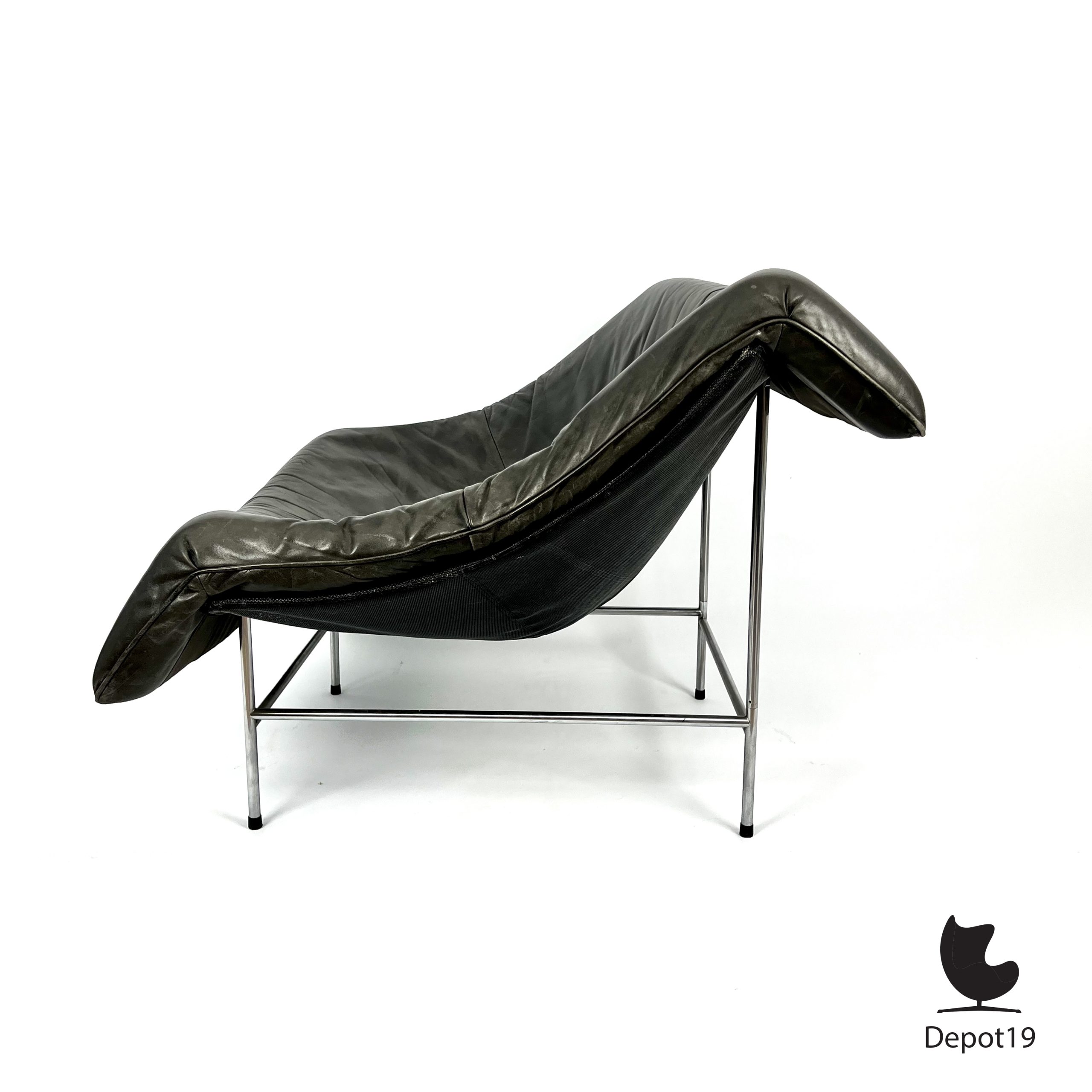 Gerard van den Berg Montis Butterfly Fauteuil 1980s leer - Afbeelding 4