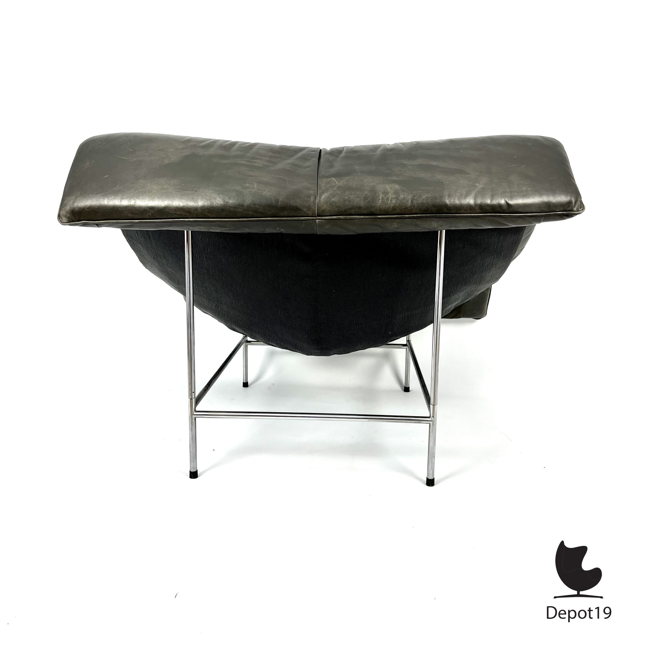 Gerard van den Berg Montis Butterfly Fauteuil 1980s leer - Afbeelding 5