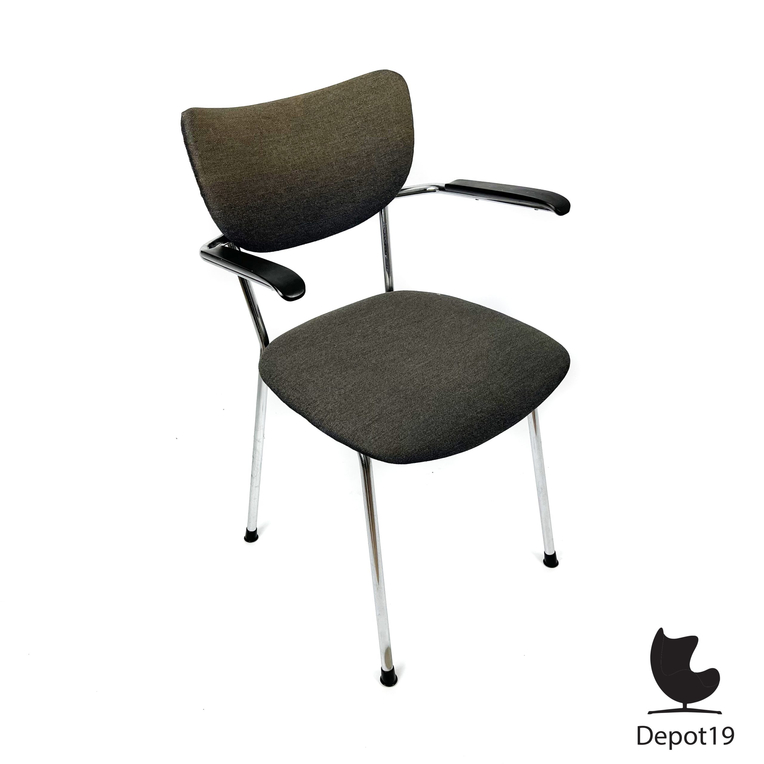 Gispen de Wit 3211 stoel vintage jaren vijftig - Afbeelding 4