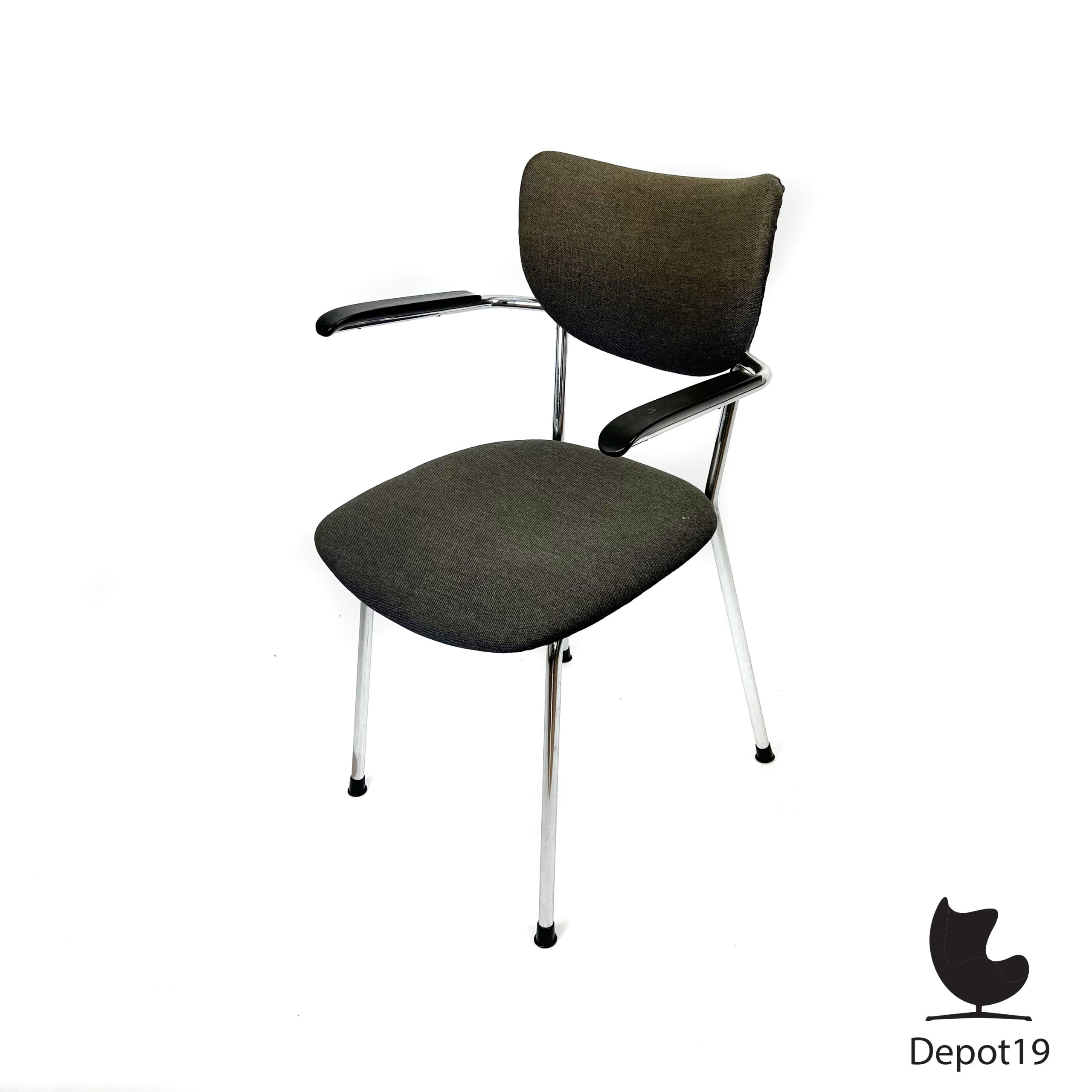 Gispen de Wit 3211 stoel vintage jaren vijftig - Afbeelding 3