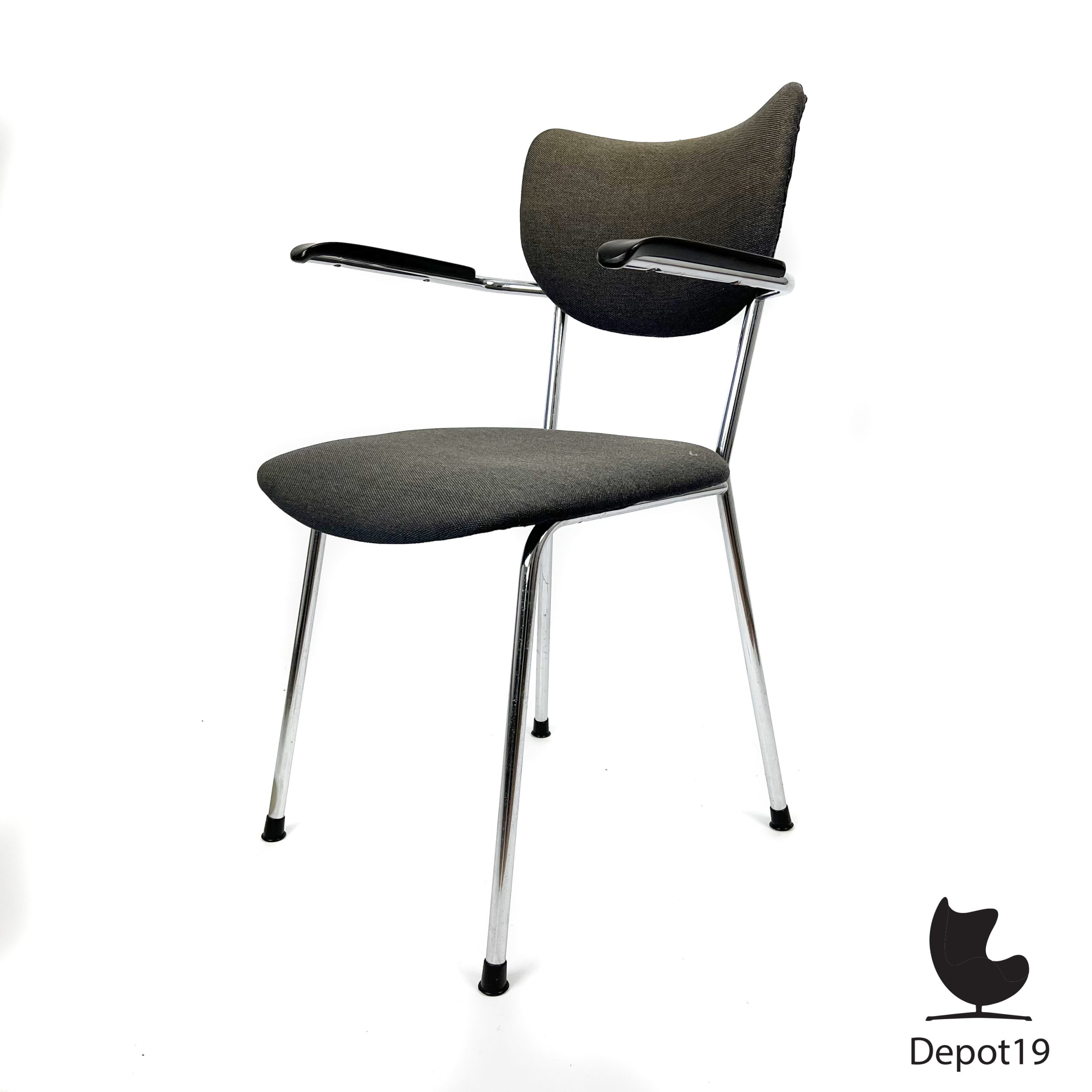 Gispen de Wit 3211 stoel vintage jaren vijftig