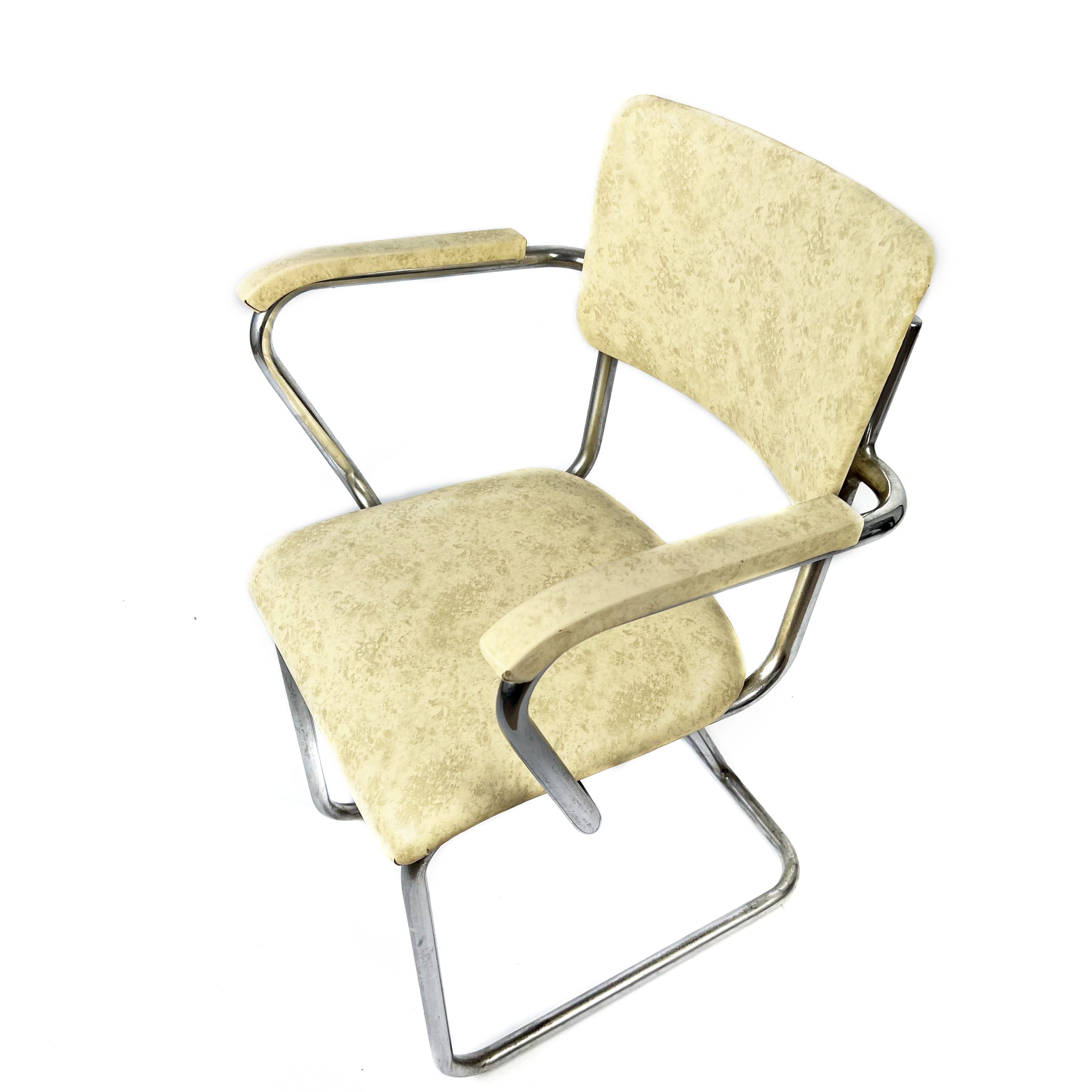 Gispen 20 buisframestoel 1930s door Willem Hendrik Gispen - Afbeelding 2