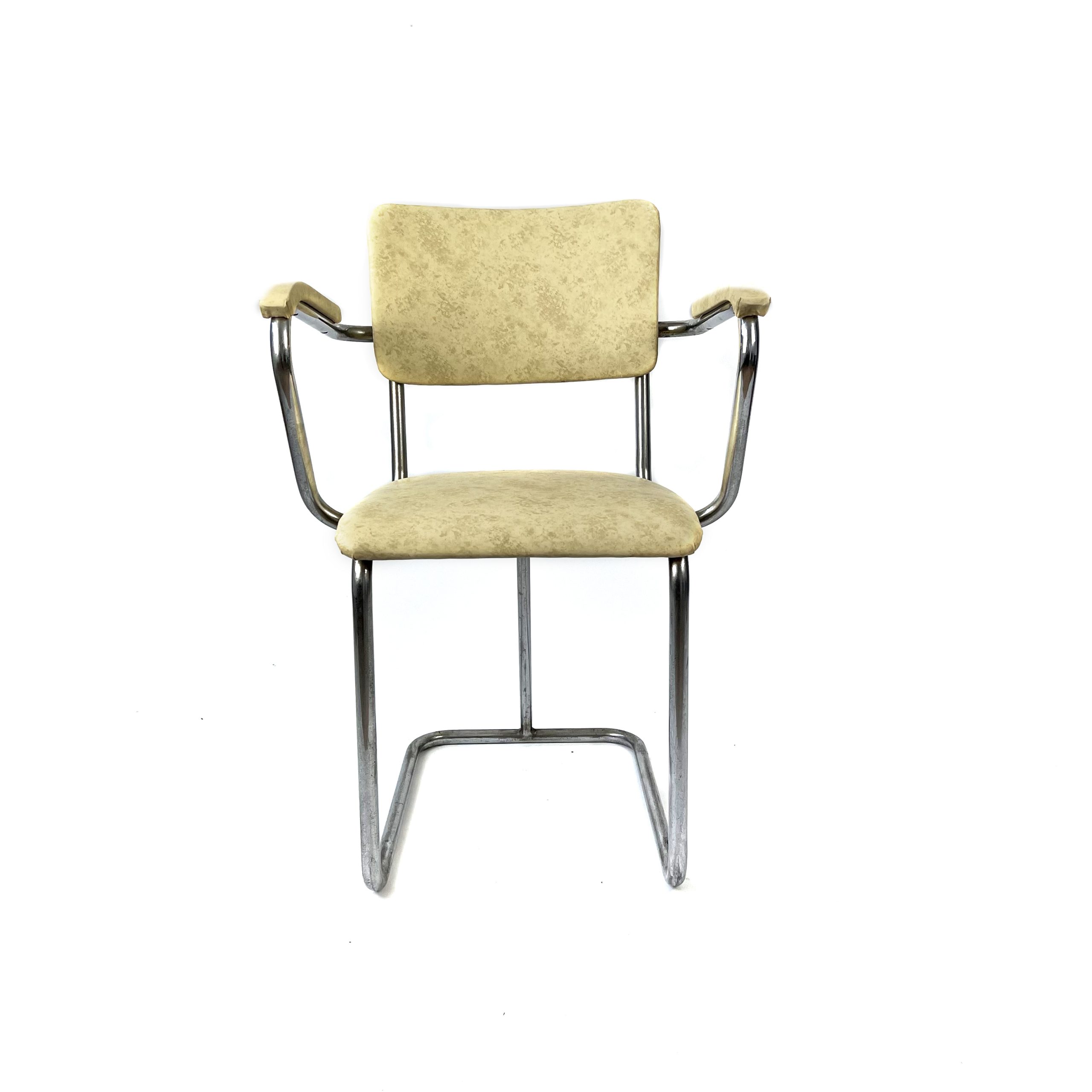 Gispen 20 buisframestoel 1930s door Willem Hendrik Gispen - Afbeelding 3