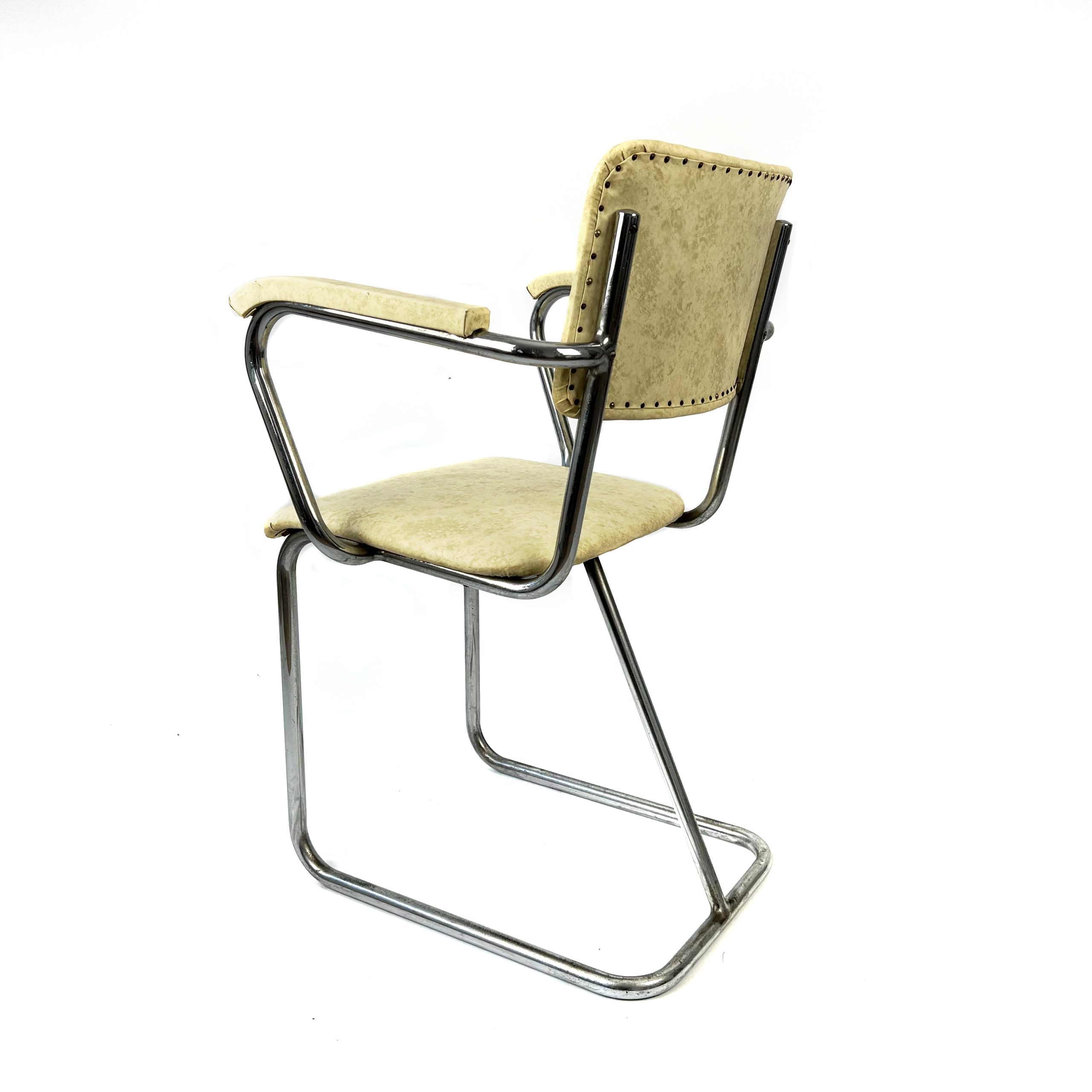 Gispen 20 buisframestoel 1930s door Willem Hendrik Gispen - Afbeelding 6