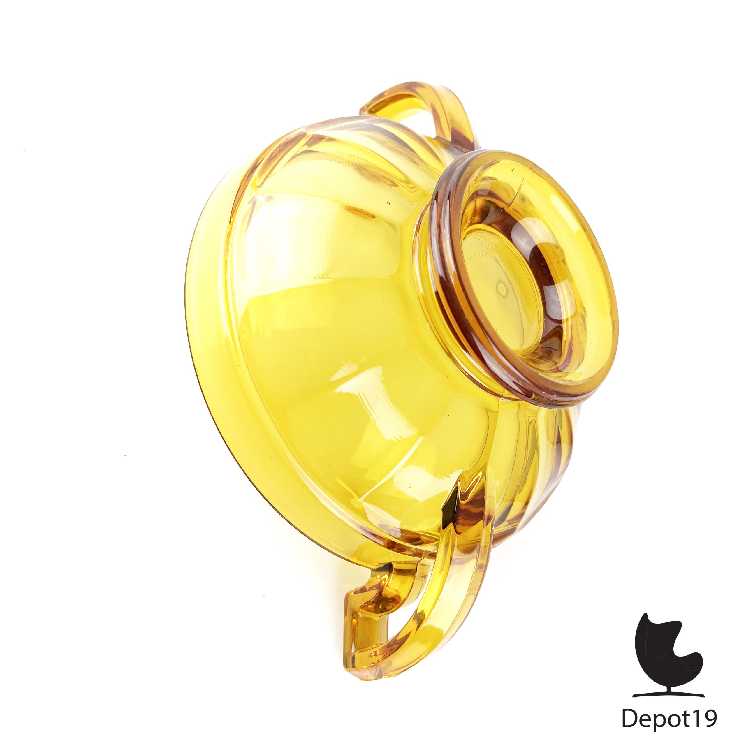 Val Saint Lambert Coupe Noemie Glazen schaal Art Deco 1935 - Afbeelding 6