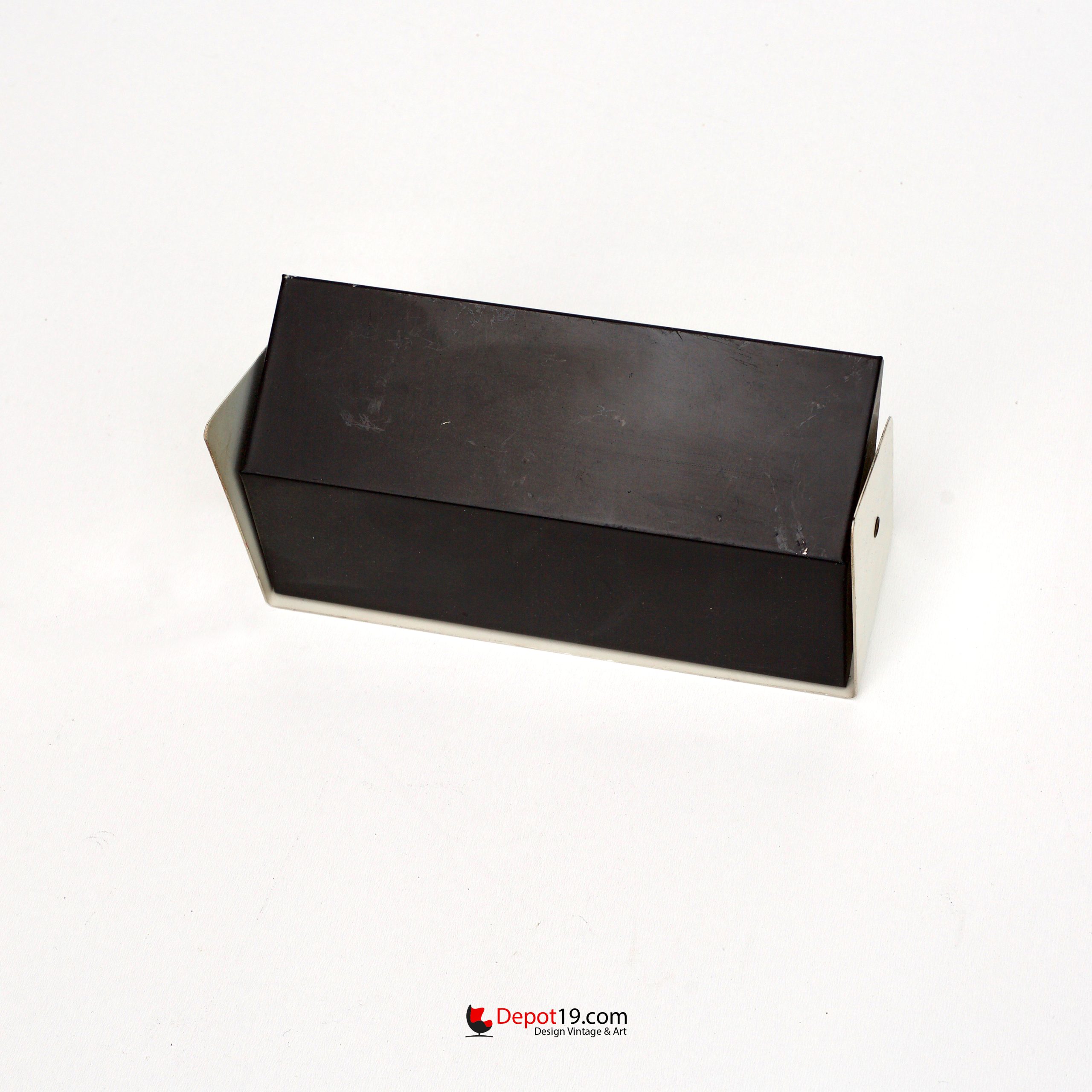 Niek Hiemstra Evolux wandlamp zwart 1950s - Afbeelding 3