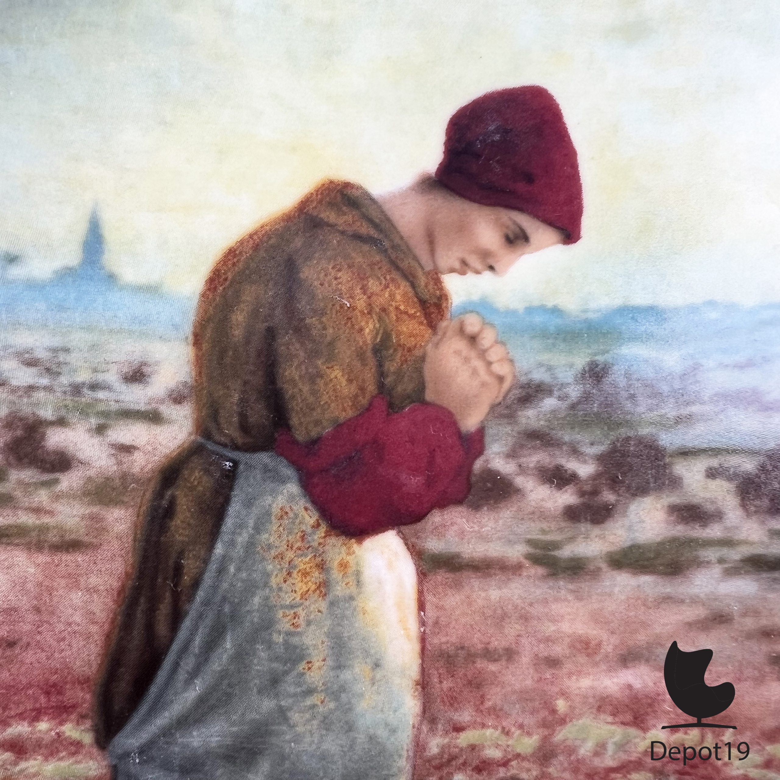 Bord Limoges Angelus Millet Jean-François 1960s - Afbeelding 2