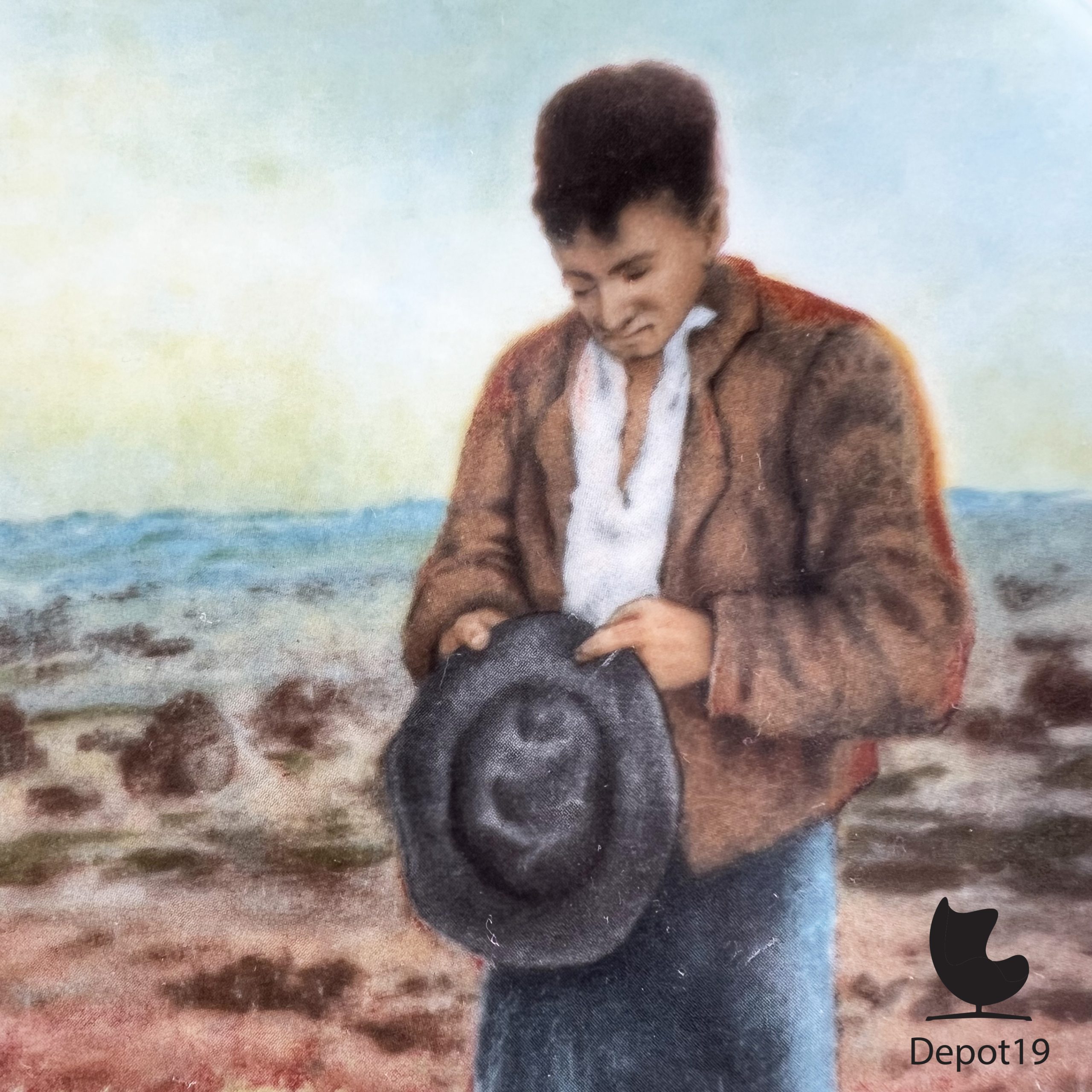 Bord Limoges Angelus Millet Jean-François 1960s - Afbeelding 3