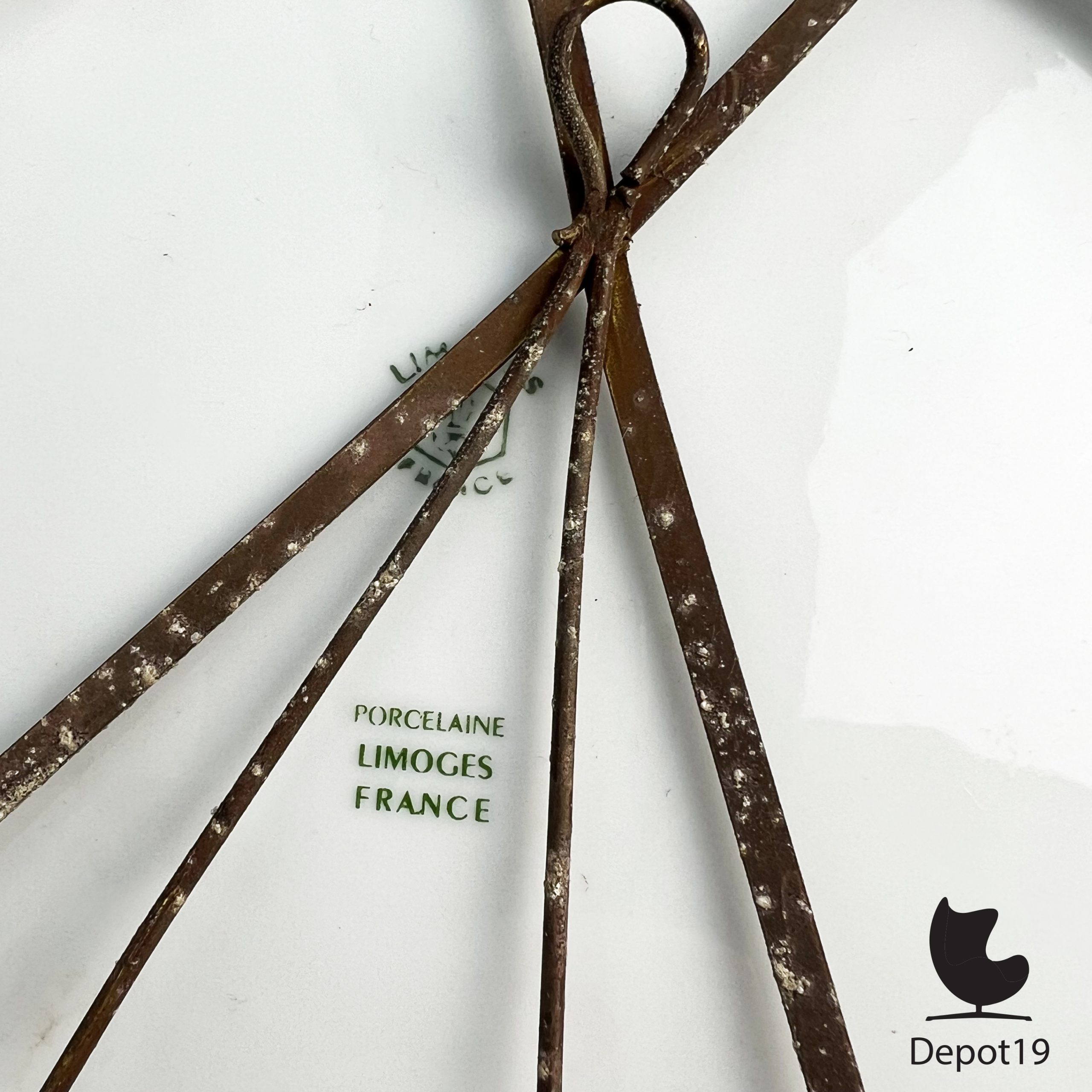 Bord Limoges Angelus Millet Jean-François 1960s - Afbeelding 5