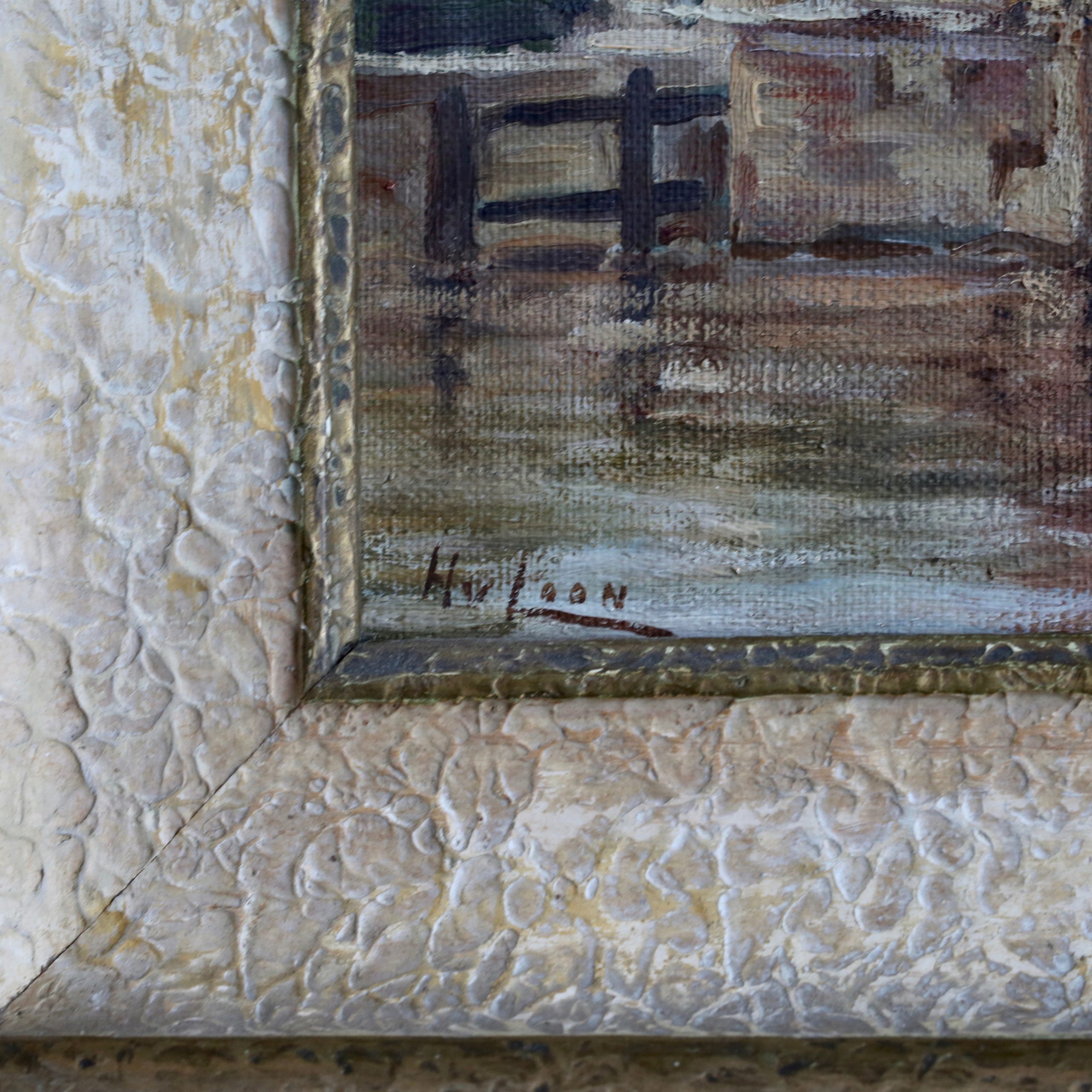 Van Loon Schilderij Enkhuizen haven en Drommedaris - Afbeelding 6