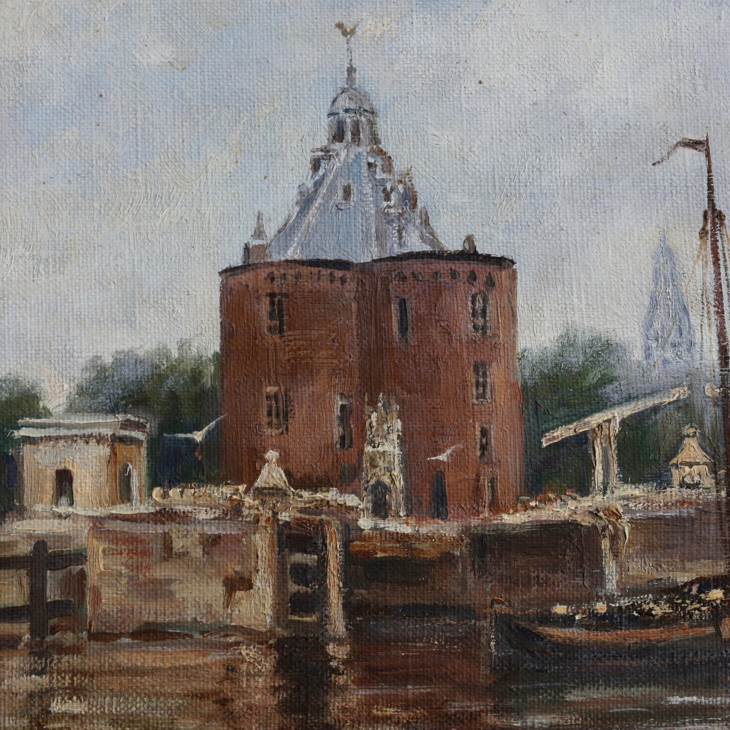 Van Loon Schilderij Enkhuizen haven en Drommedaris - Afbeelding 5