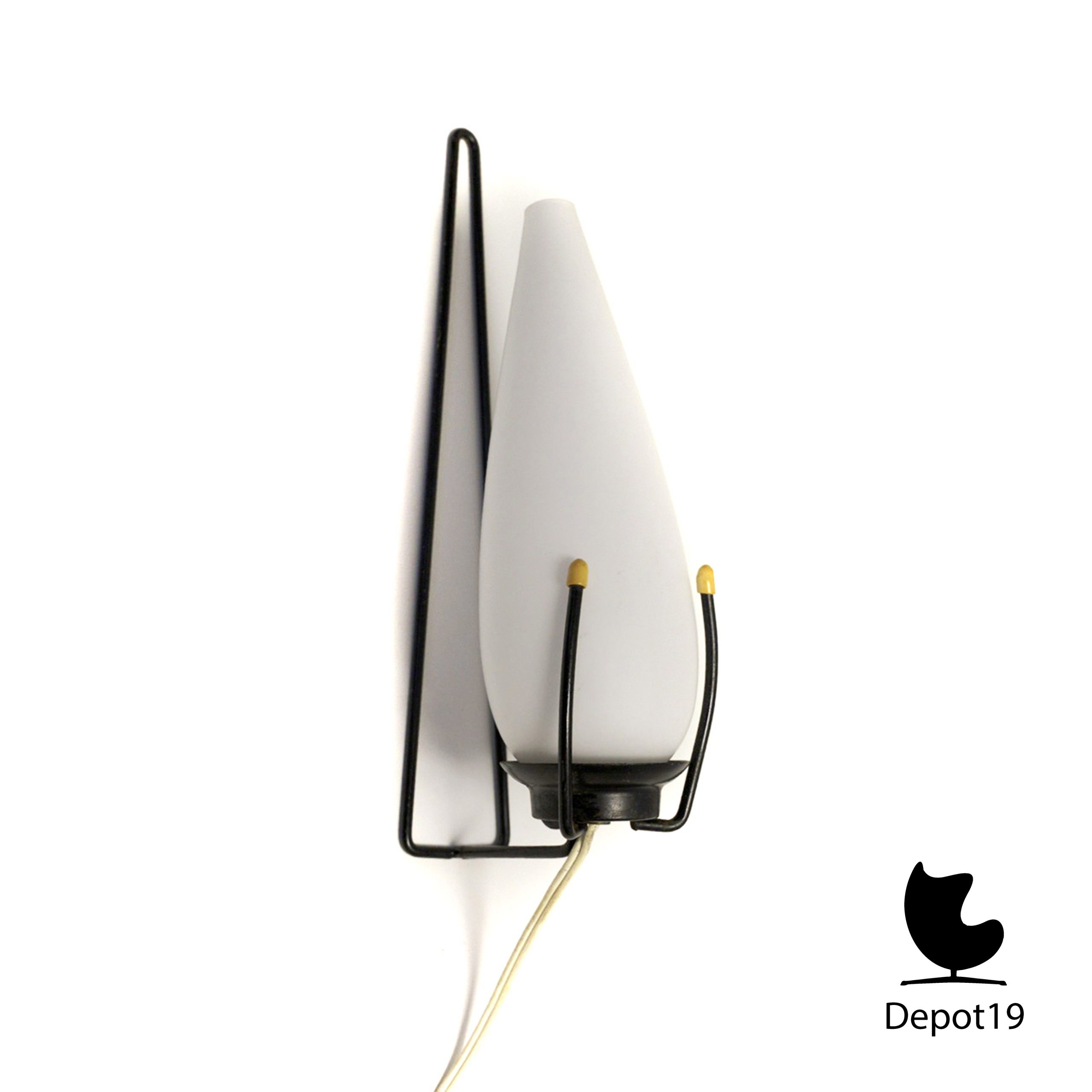 Louis Kalff Philips wandlamp 1950s