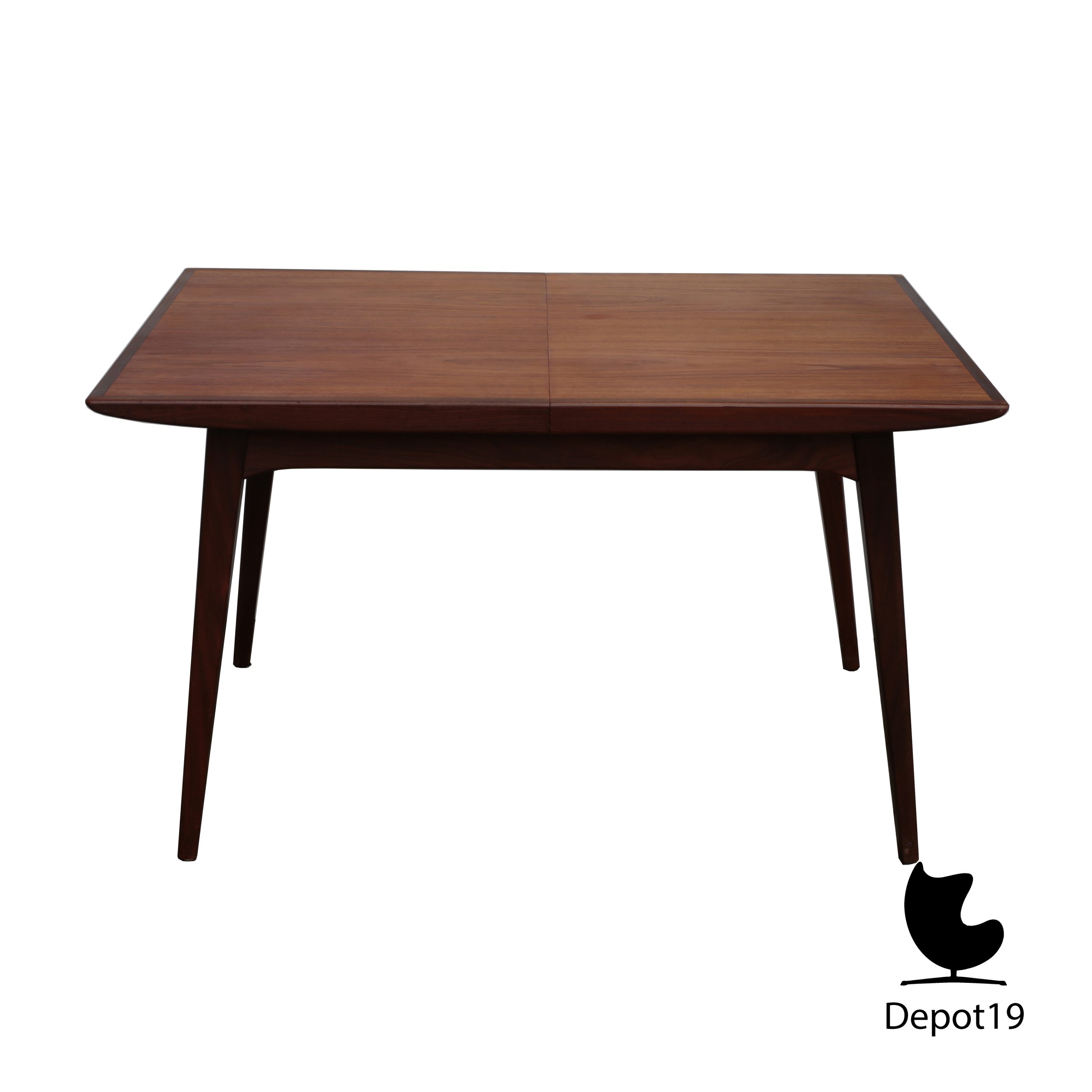 Louis van Teeffelen teak eettafel 1950s - Afbeelding 5