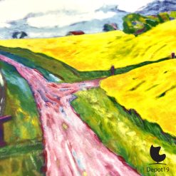 Alternative view of Sierbord keramiek Marion Kraus Galerie Appèlbergen landschap