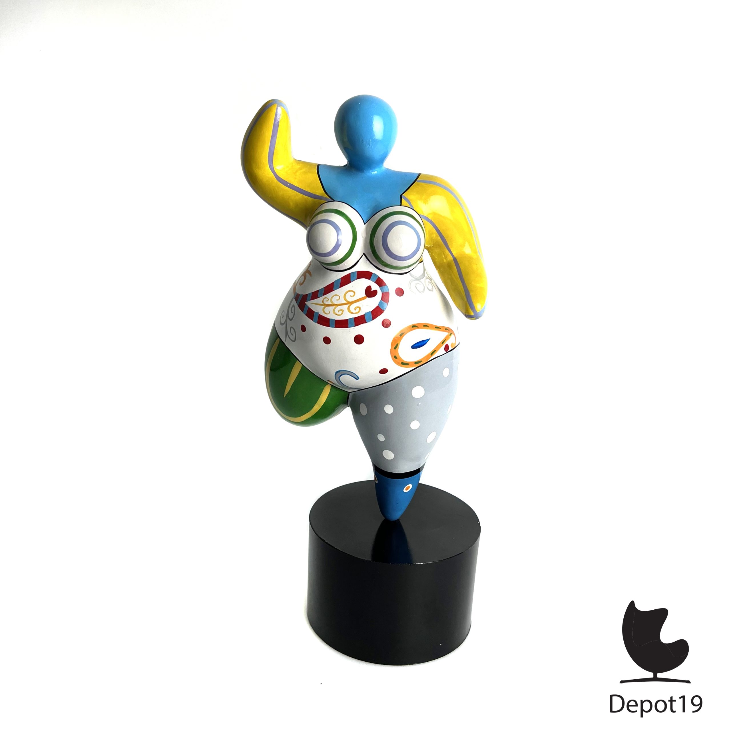 Sculptuur Mia Coppola Molly Dolly XL kunsthars 1977 - Afbeelding 6