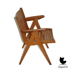 Alternative view of Niko Kralj 120 Rex Stol Kamnik fauteuil Vintage 1952