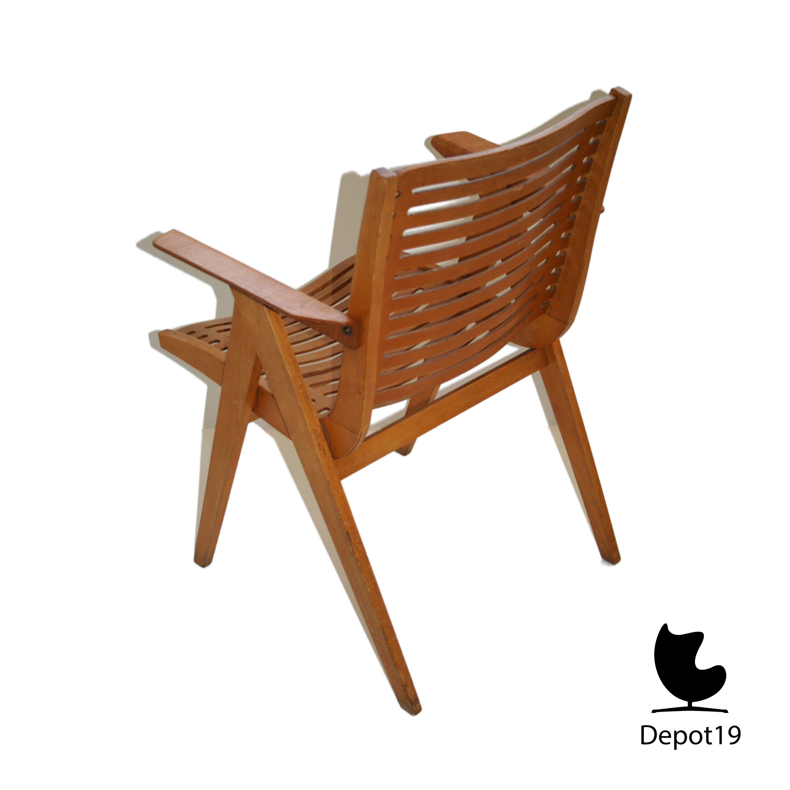 Niko Kralj 120 Rex Stol Kamnik fauteuil Vintage 1952 - Afbeelding 4