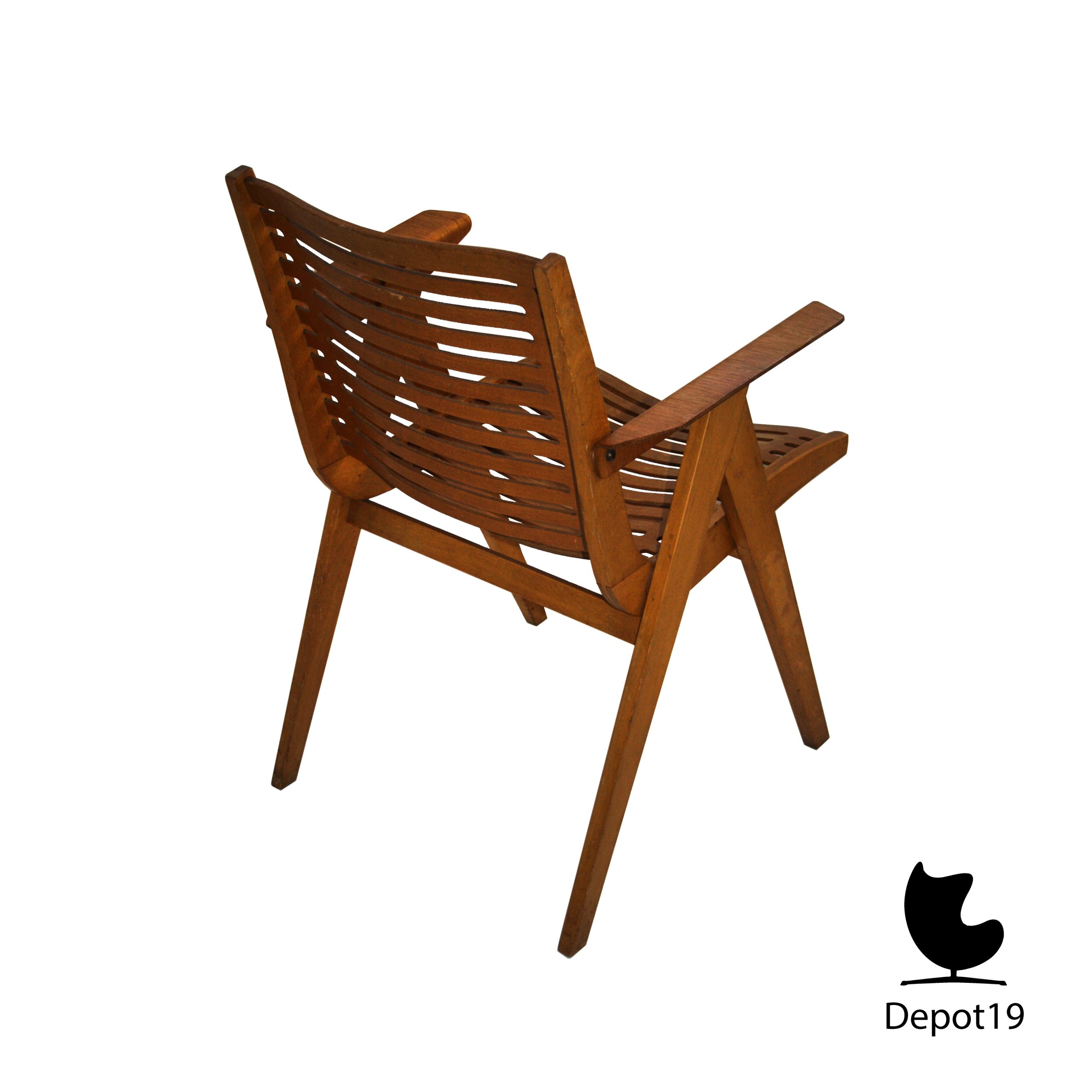 Niko Kralj 120 Rex Stol Kamnik fauteuil Vintage 1952 - Afbeelding 6