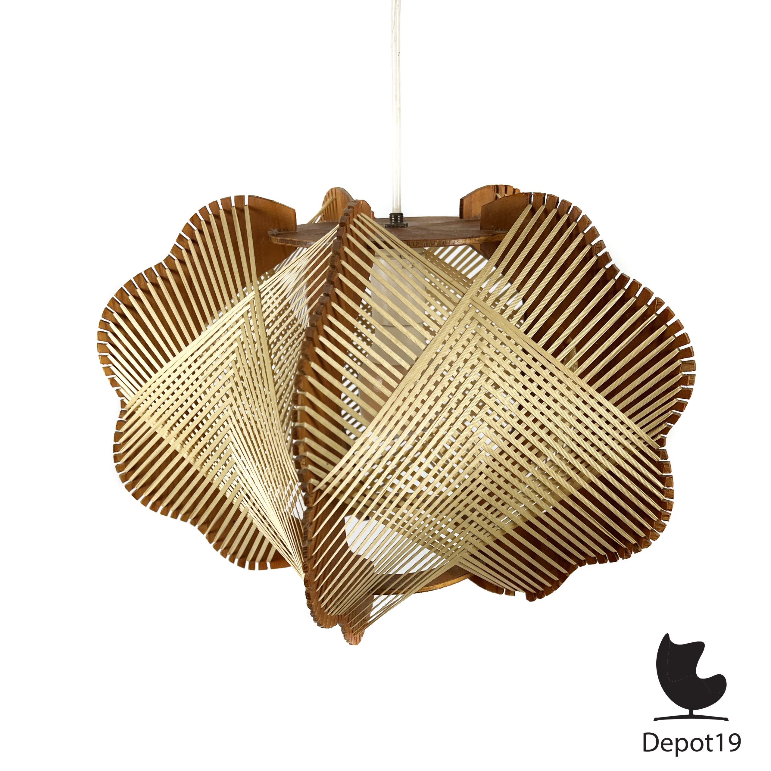 Vintage hanglamp Paul Secon stijl 1960s - Afbeelding 3