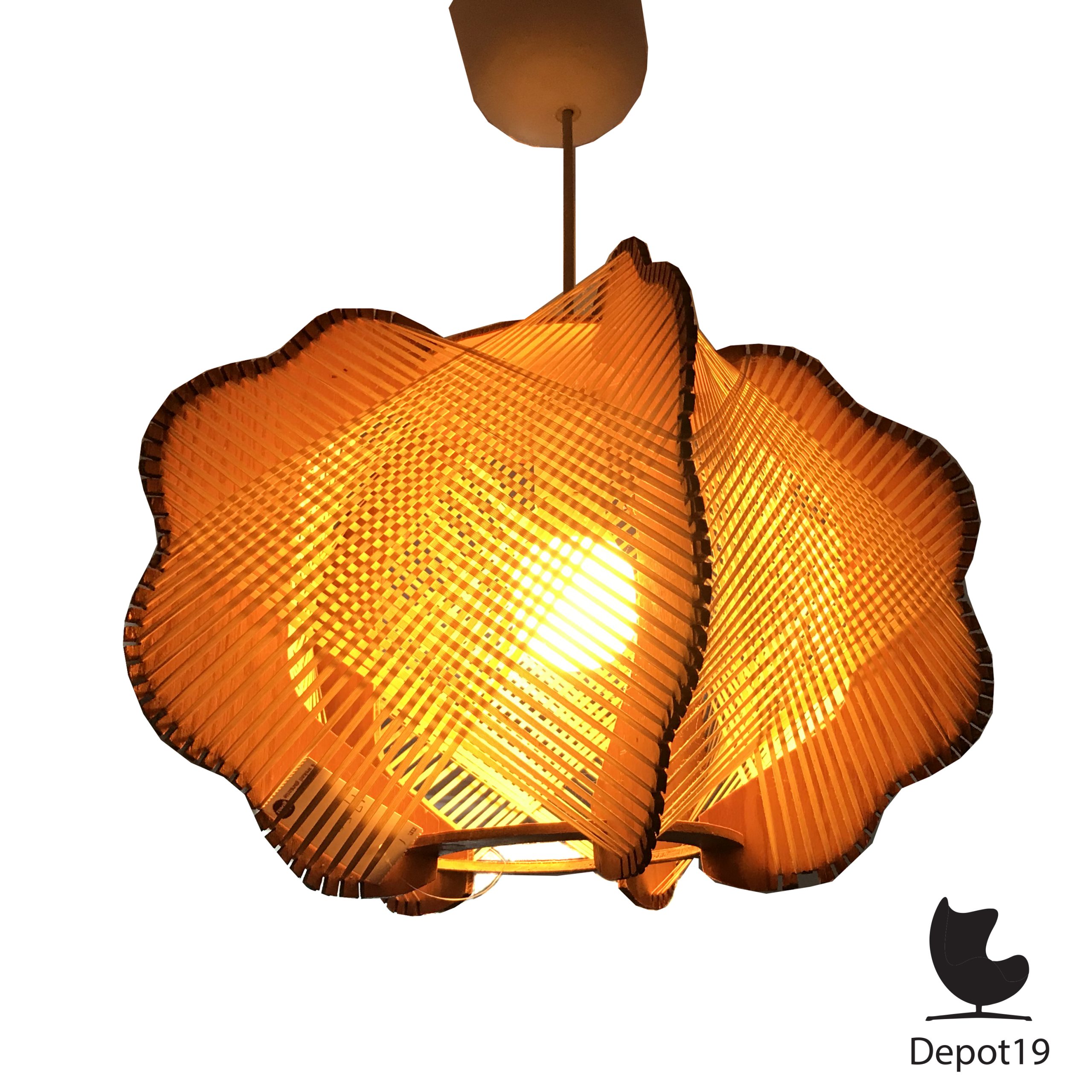 Vintage hanglamp Paul Secon stijl 1960s - Afbeelding 6