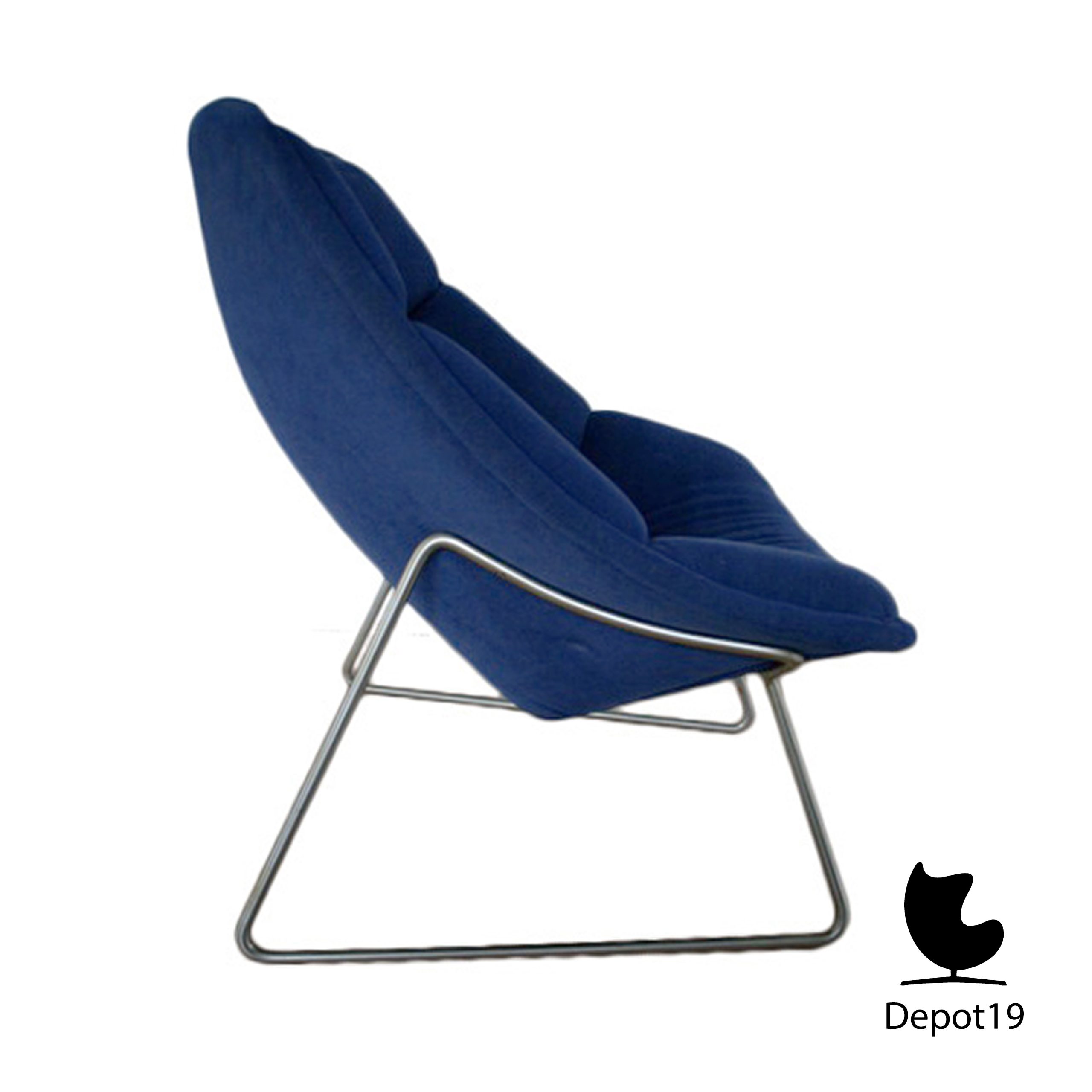 Paulin F558 Artifort Oyster fauteuil 1961 - Afbeelding 4