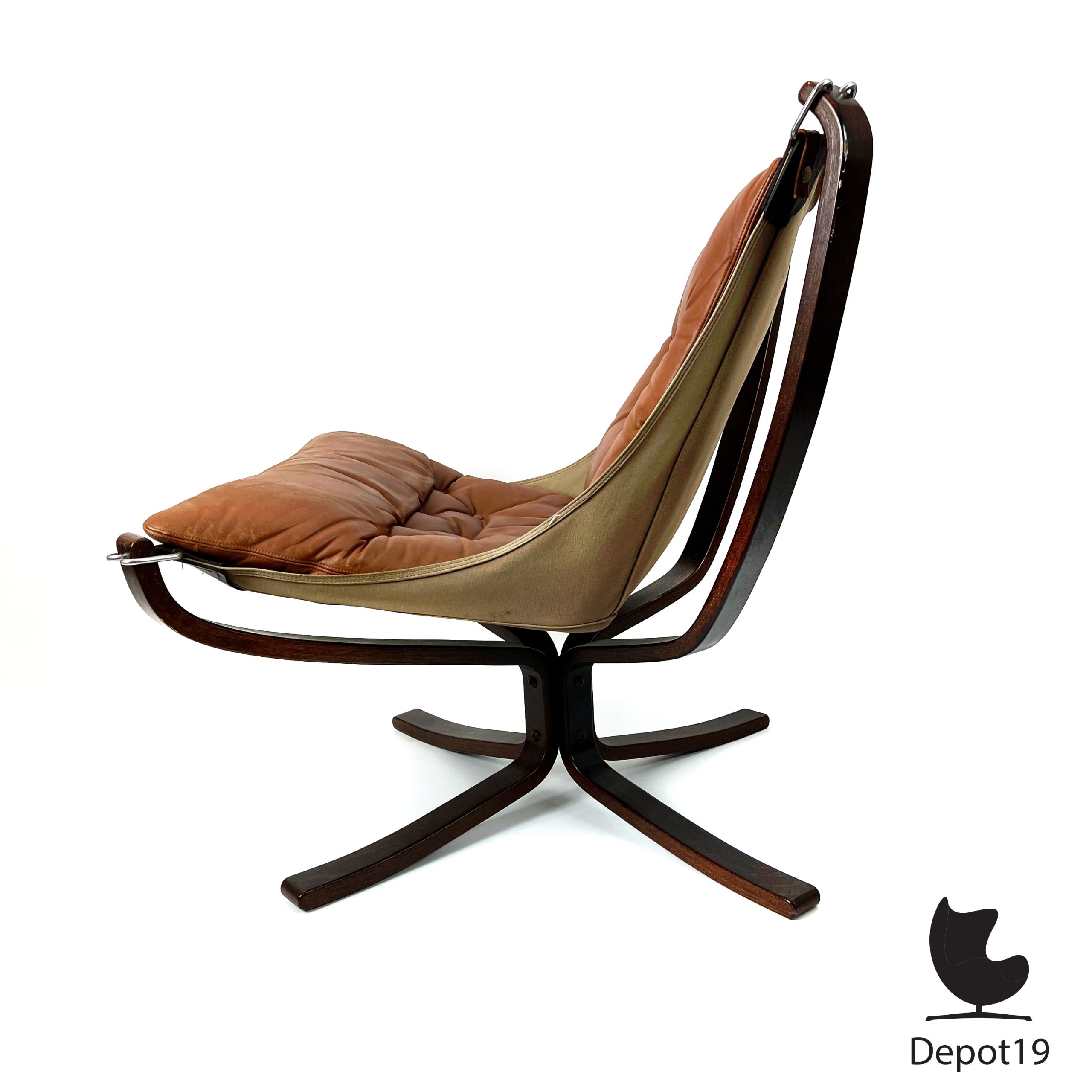 Sigurd Ressel Vatne Falcon stoel 1974 - Afbeelding 2