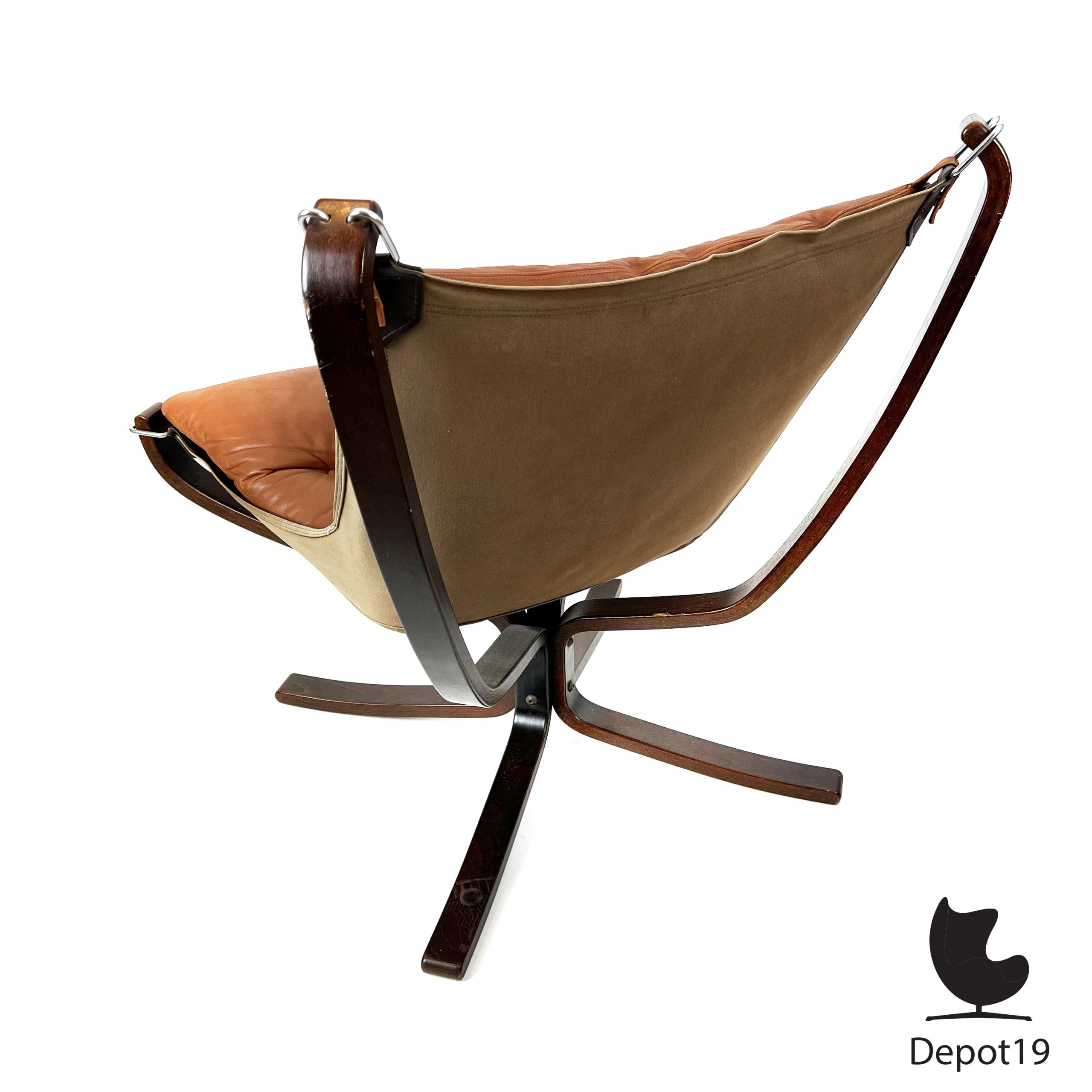 Sigurd Ressel Vatne Falcon stoel 1974 - Afbeelding 3