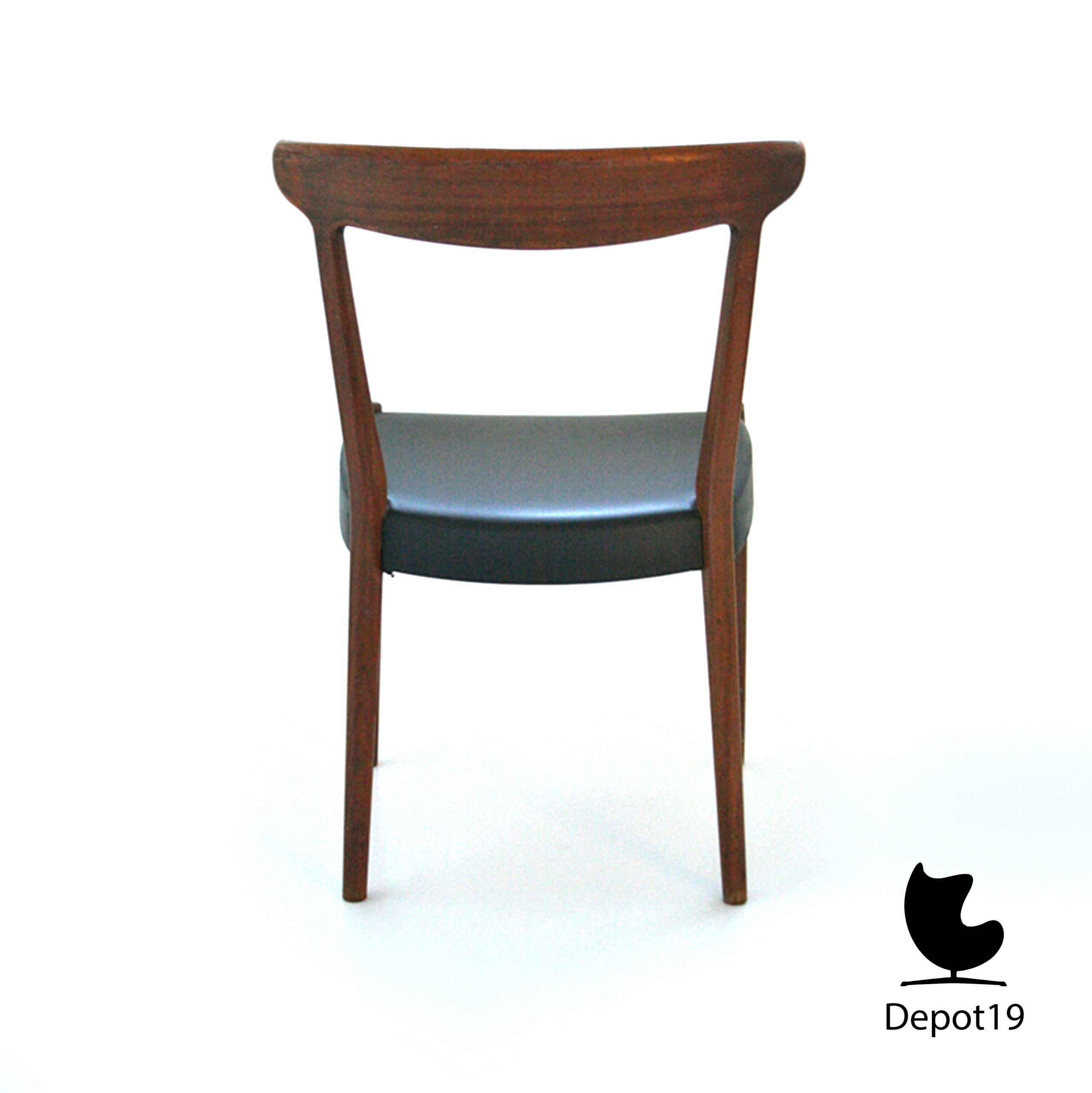 Skaraborgs Tibro Zweden W2 stoel Hans Wegner stijl - Afbeelding 2