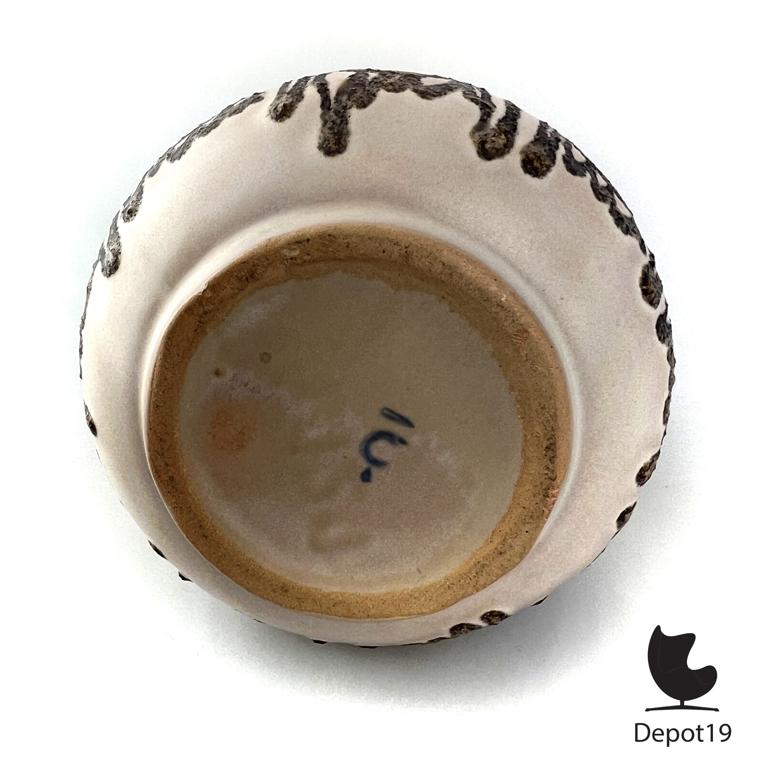 VEB Haldensleben keramiek 4121-2 vaas middel groot 1960s - Afbeelding 6