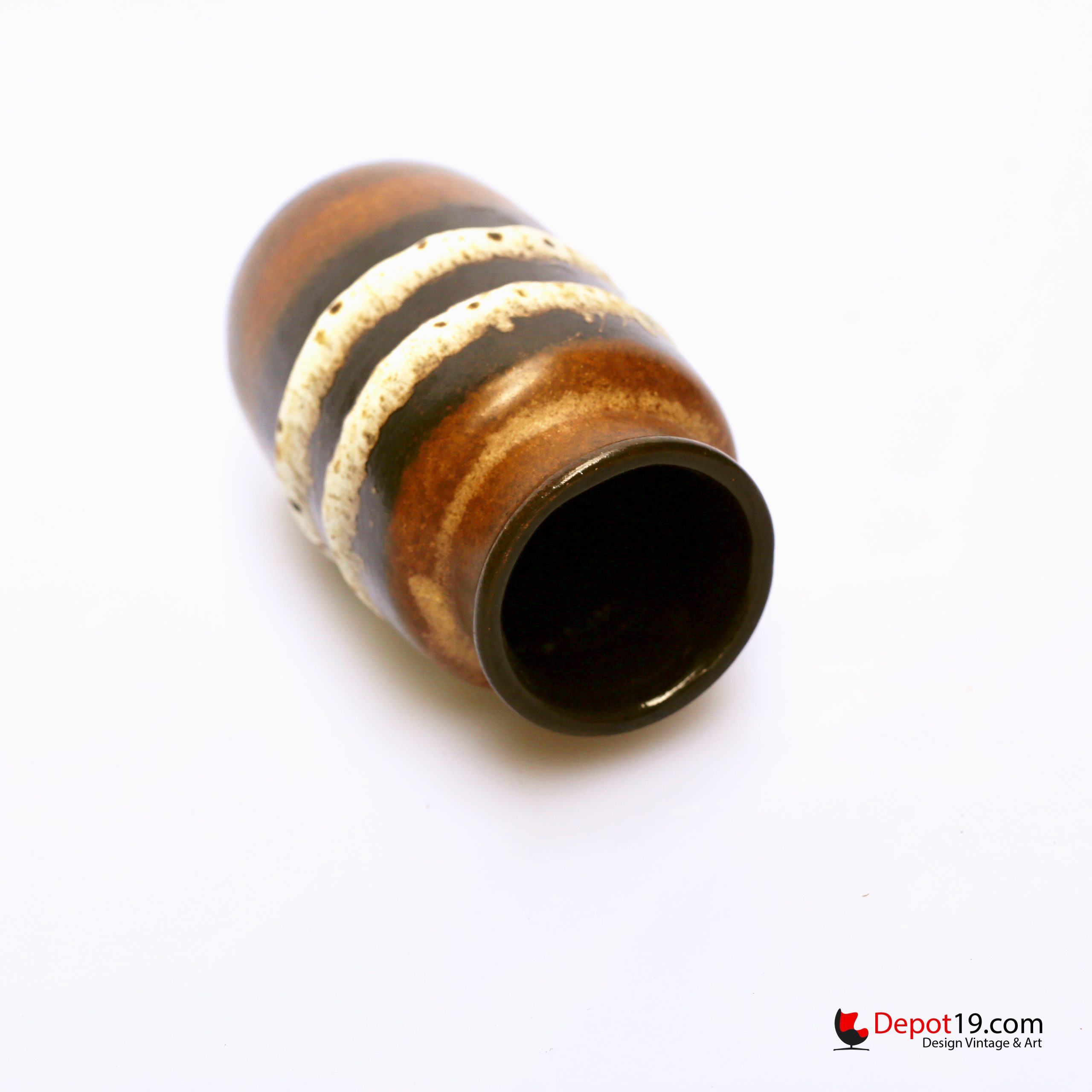 Scheurich vaas 237-15 West Duitsland Vintage Fat Lava - Afbeelding 6