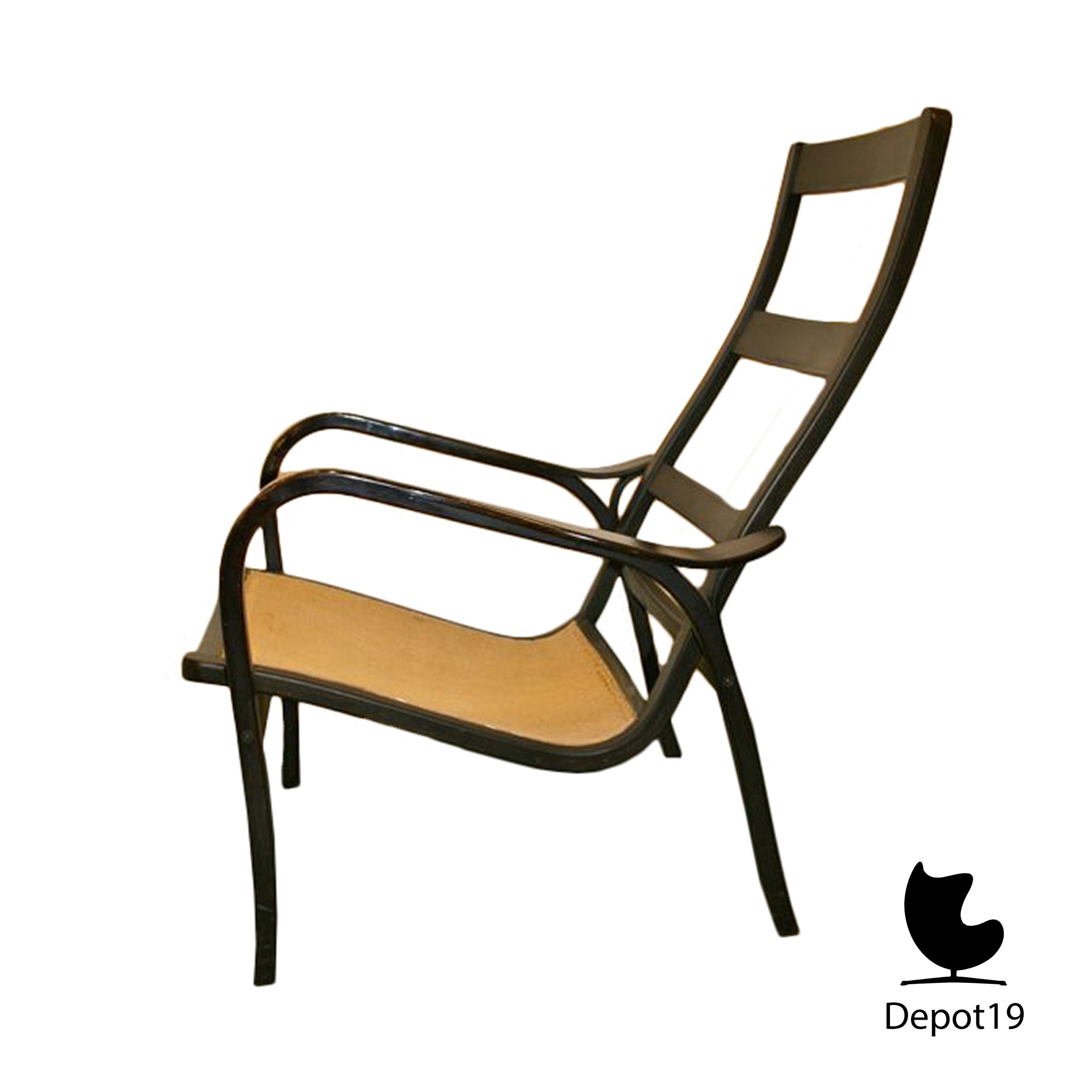 Yngve Ekström Swedese Lamino fauteuil 1970s - Afbeelding 4