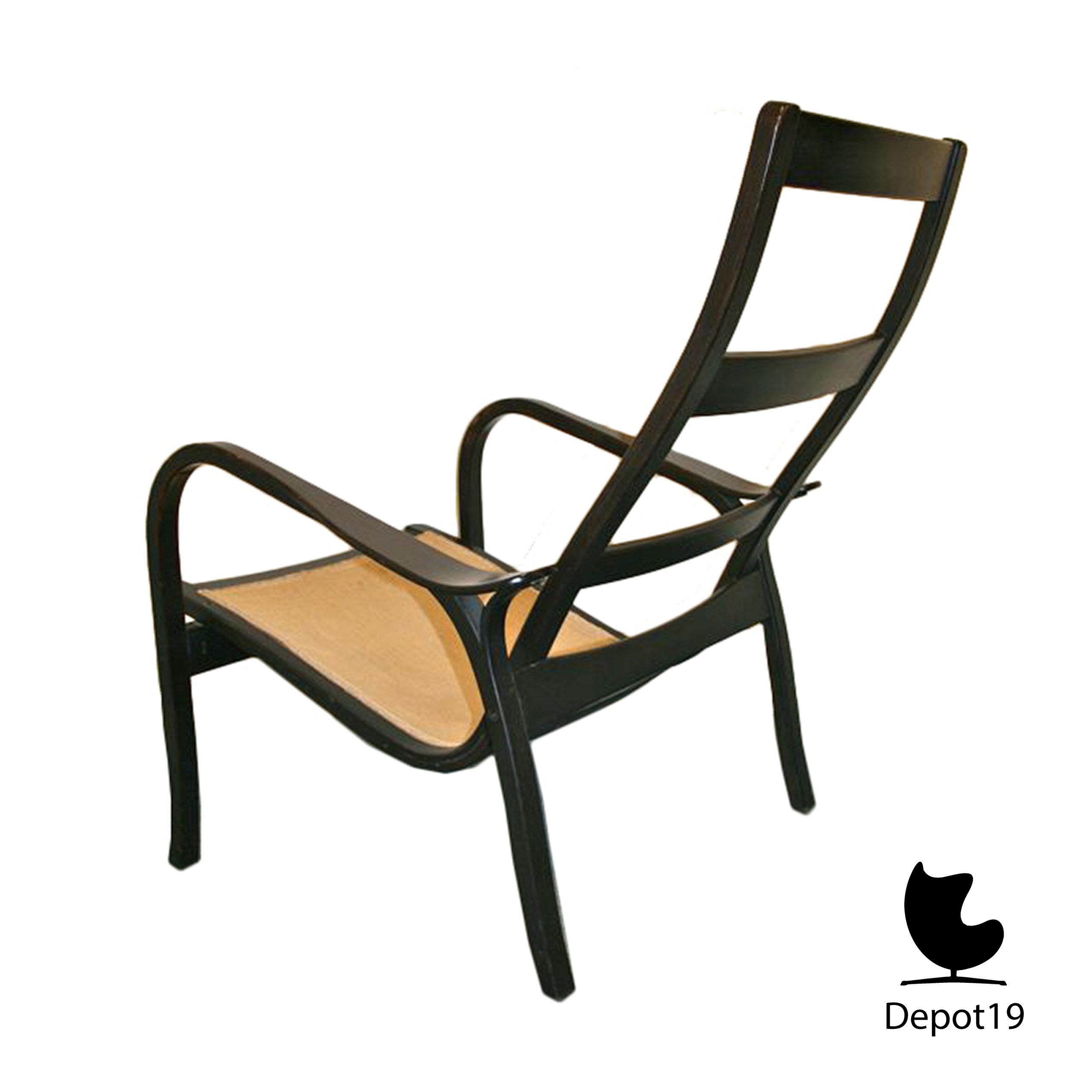 Yngve Ekström Swedese Lamino fauteuil 1970s - Afbeelding 3