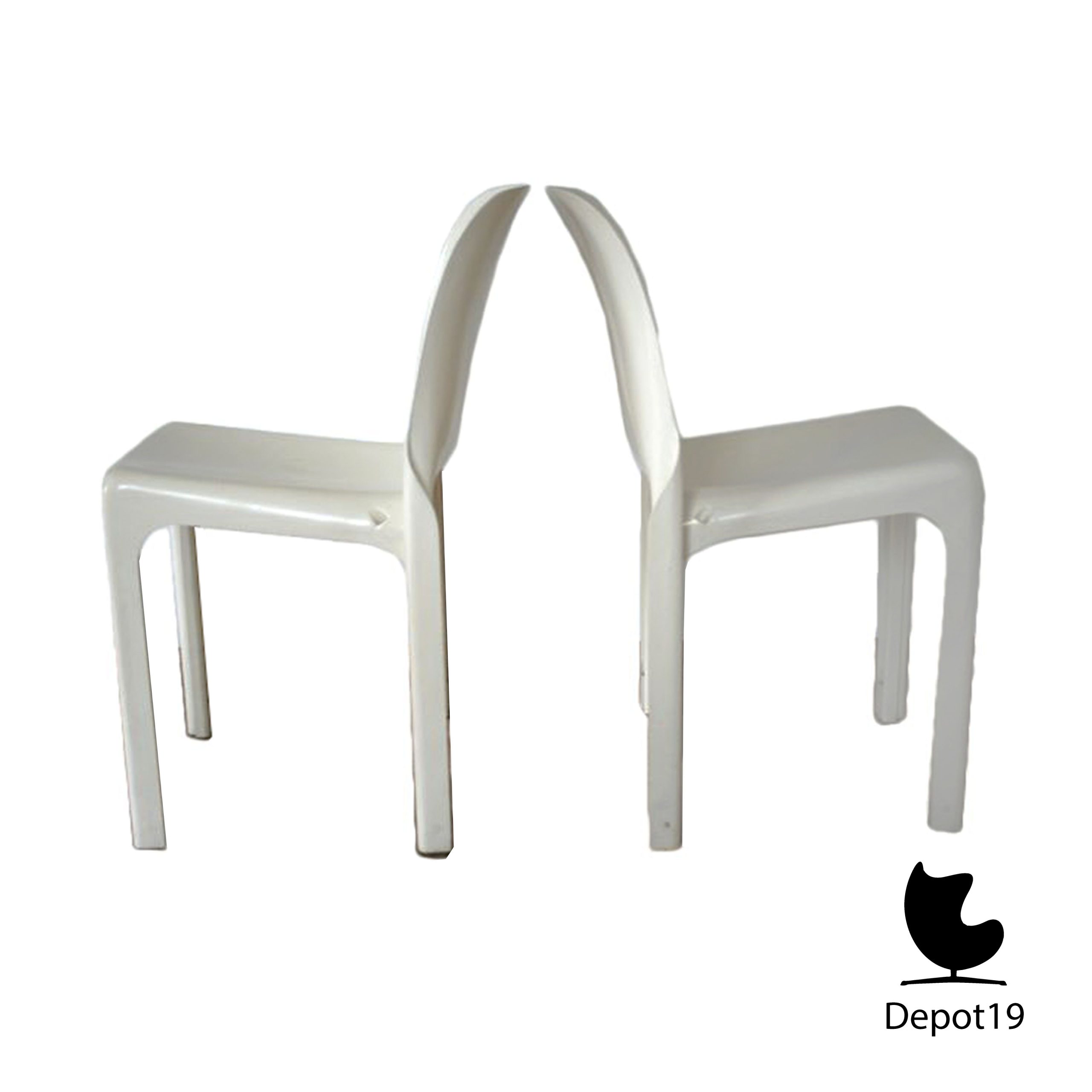 Vico Magistretti Selene stoel 1969 Artemide - Afbeelding 3