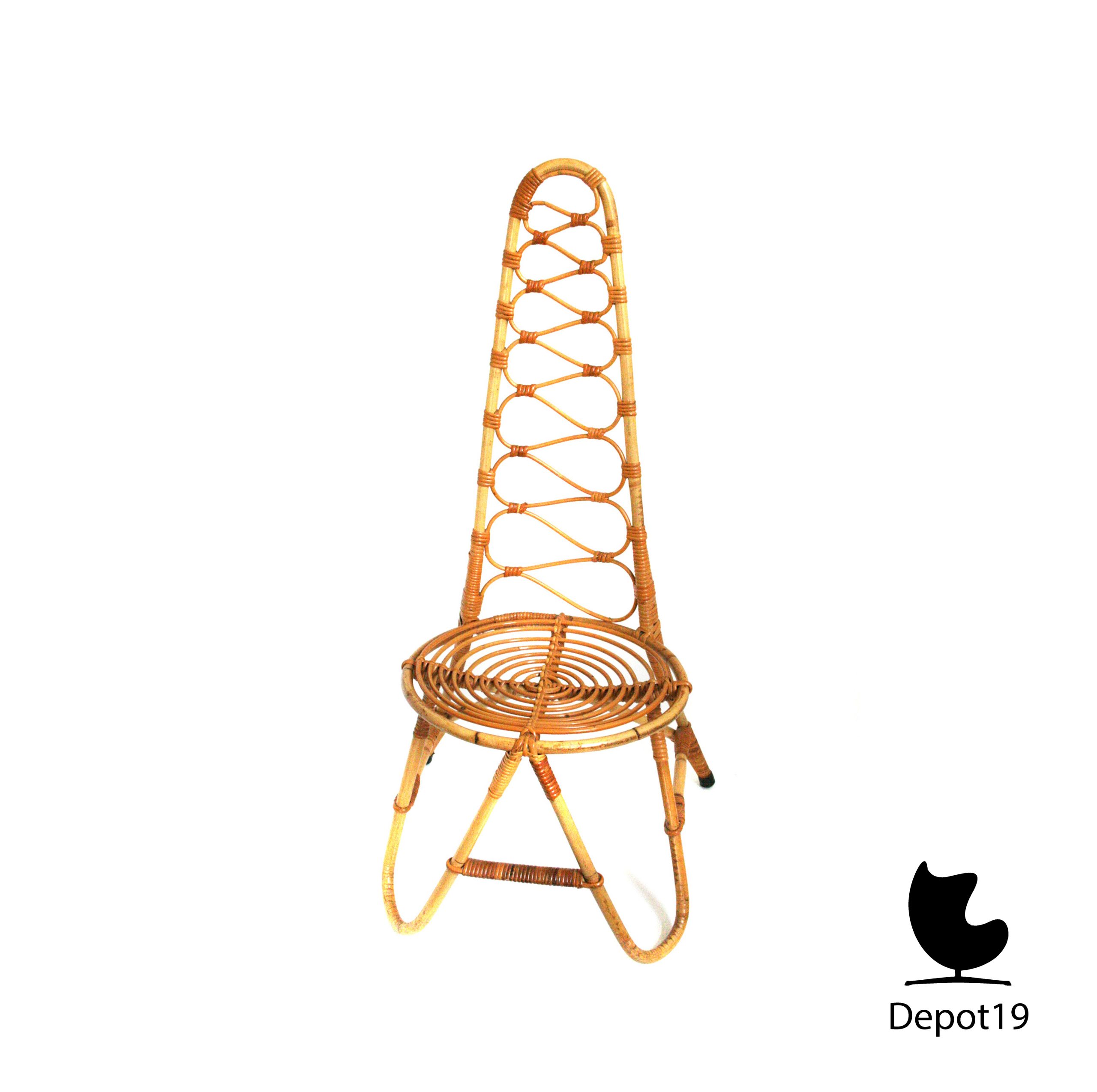 Hoekstra Teenbeat Rotan Stoel 1965